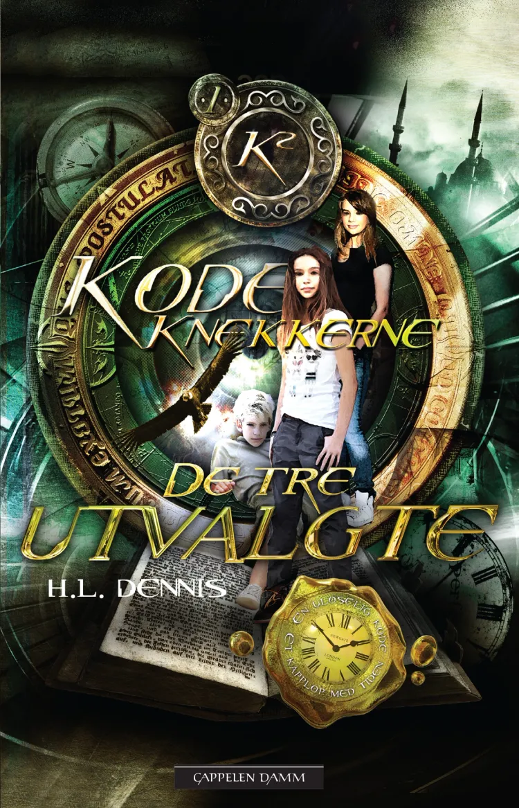 Omslag Kodeknekkerne - De tre utvalgte av H.L. Dennis (Innbundet)