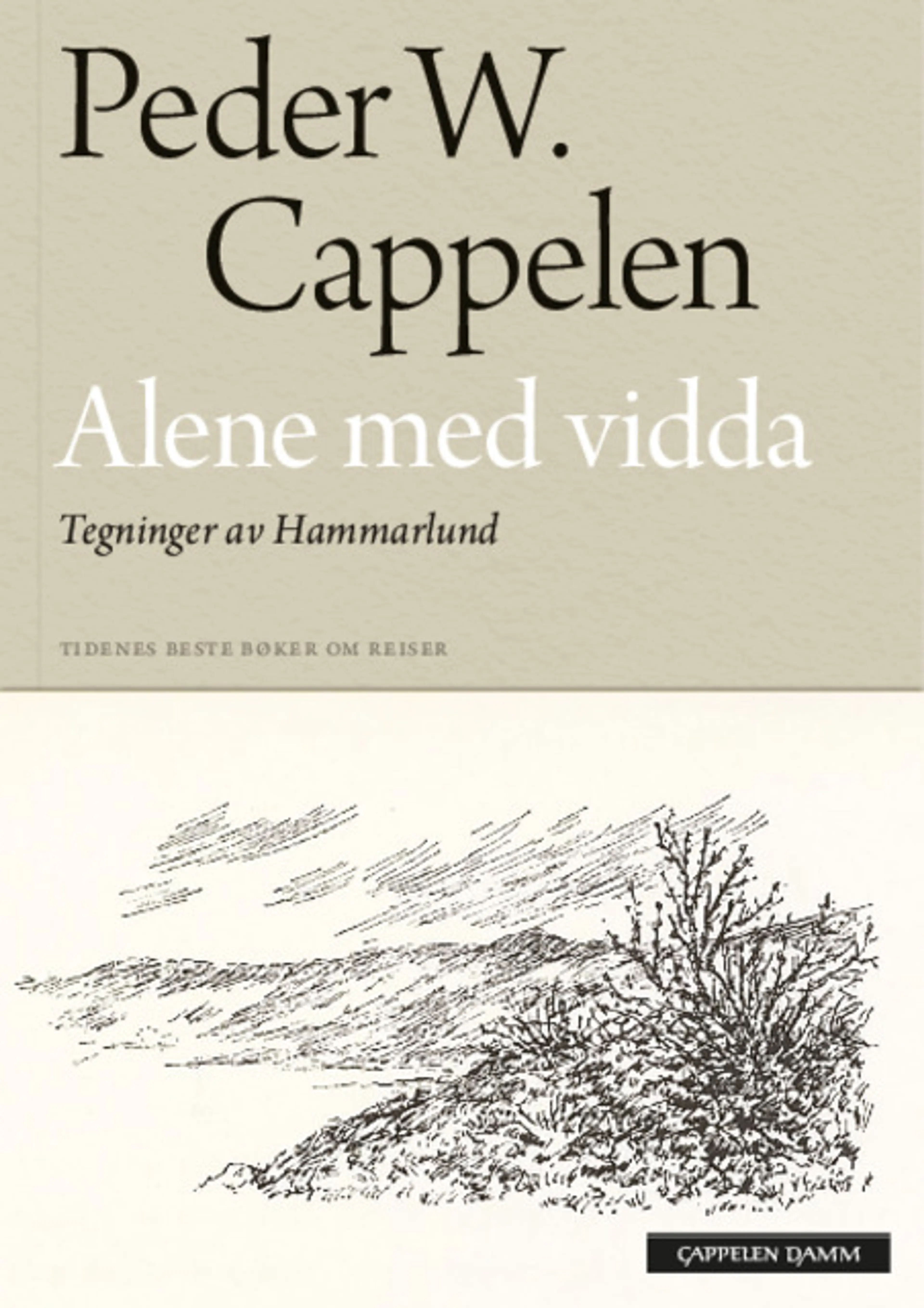 Omslag Alene med vidda av Peder W. Cappelen (Heftet)
