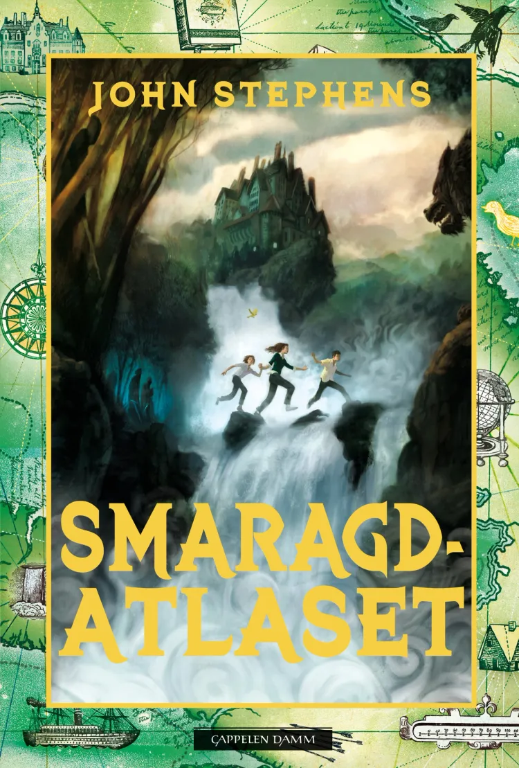 Omslag Smaragdatlaset av John Stephens (Ebok)