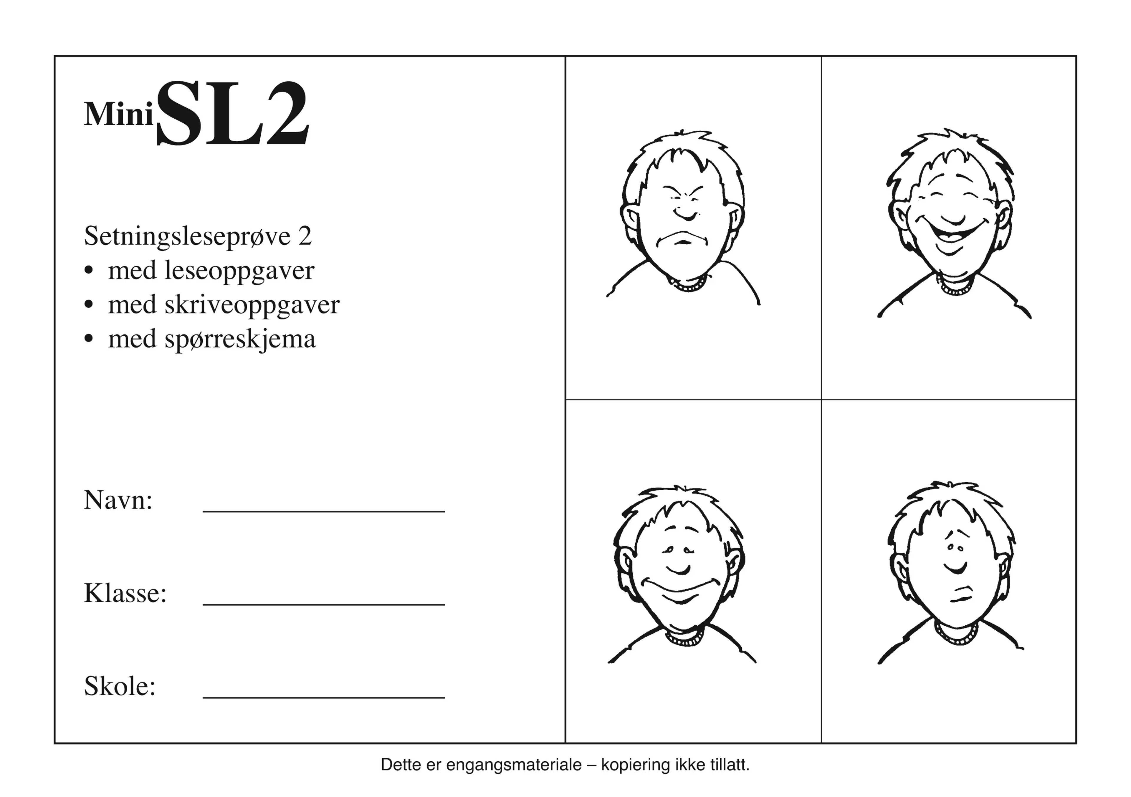 Omslag MiniSL2 (5 stk) av Jørgen Christian Nielsen (Ukjent)