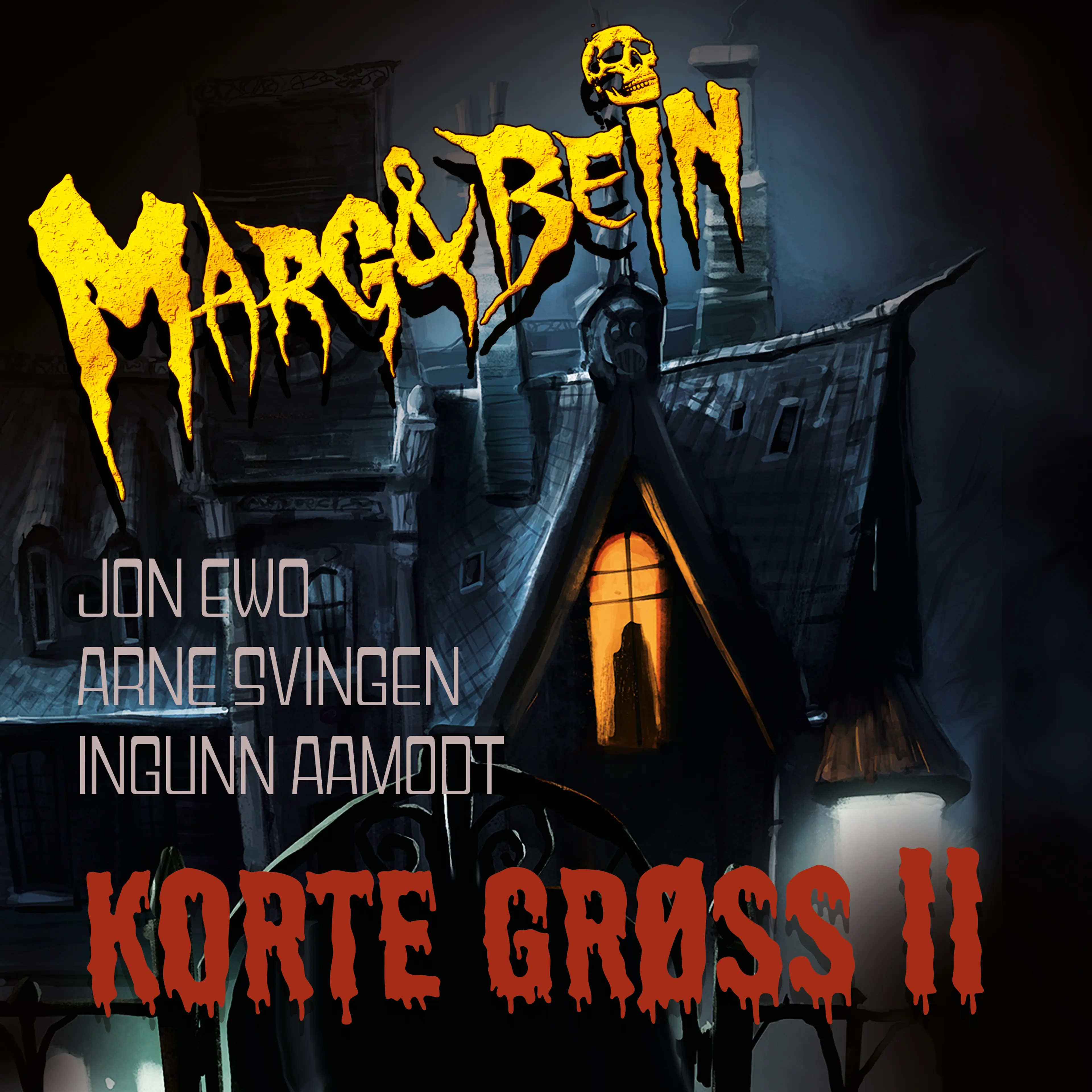 Omslag Korte grøss II av Arne Svingen, Jon Ewo og Ingunn Aamodt (Lydbok)