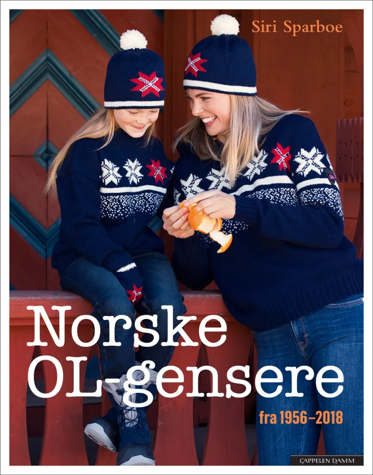 Omslag Norske OL-gensere fra 1956–2018 av Siri Sparboe (Innbundet)