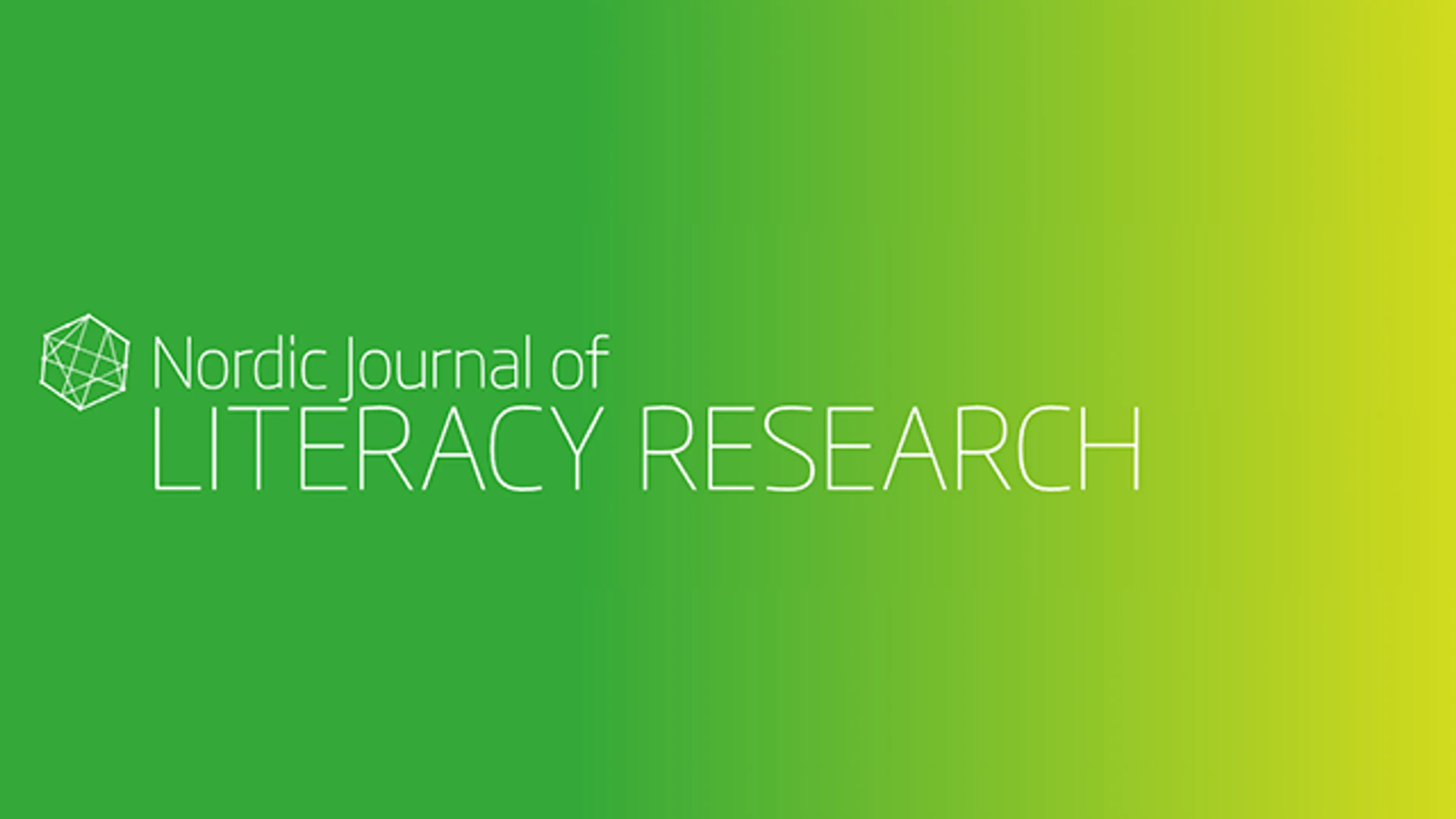 Logo for Nordic Journal of Literacy Research