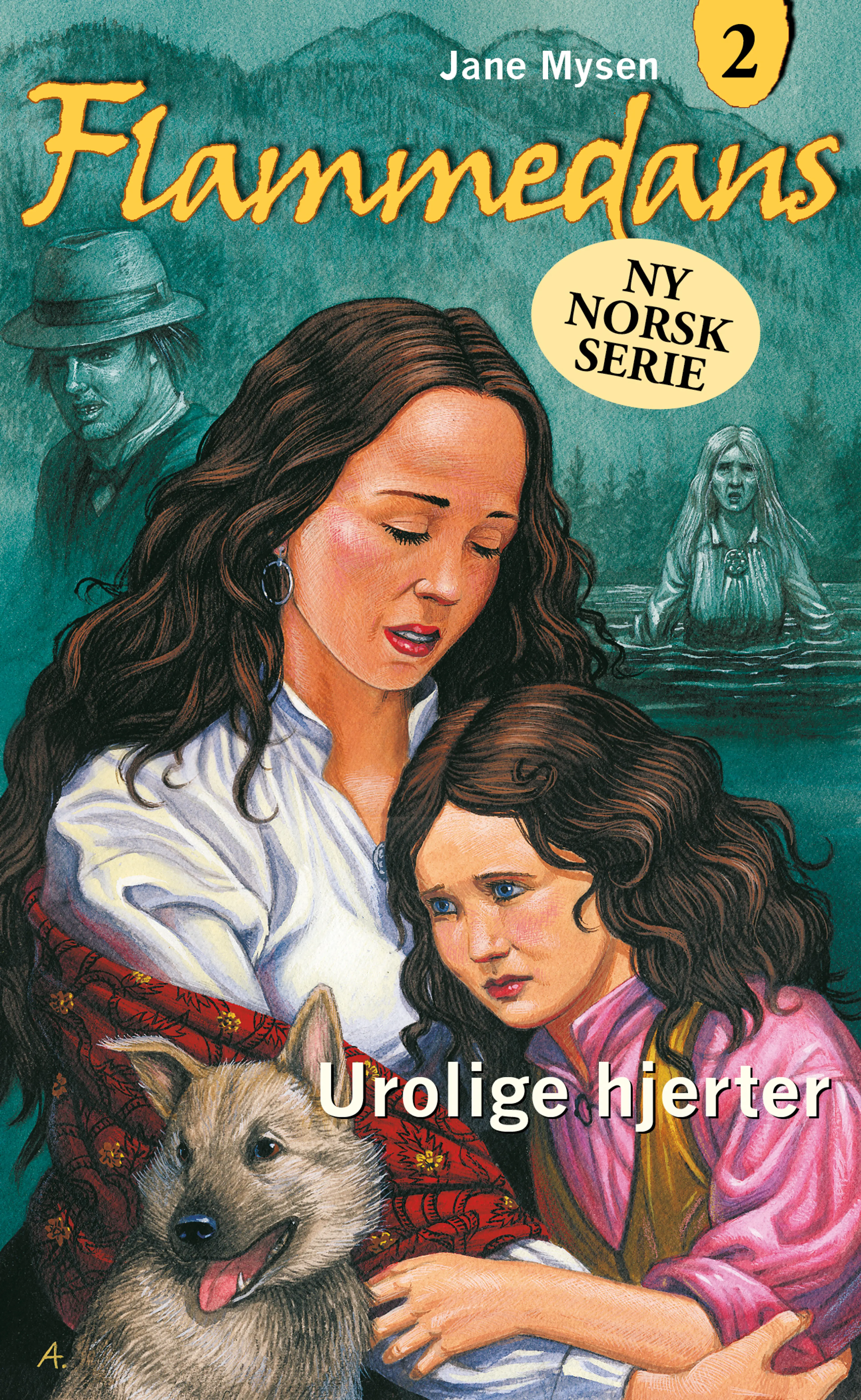 Omslag Urolige hjerter av Jane Mysen (Ebok)