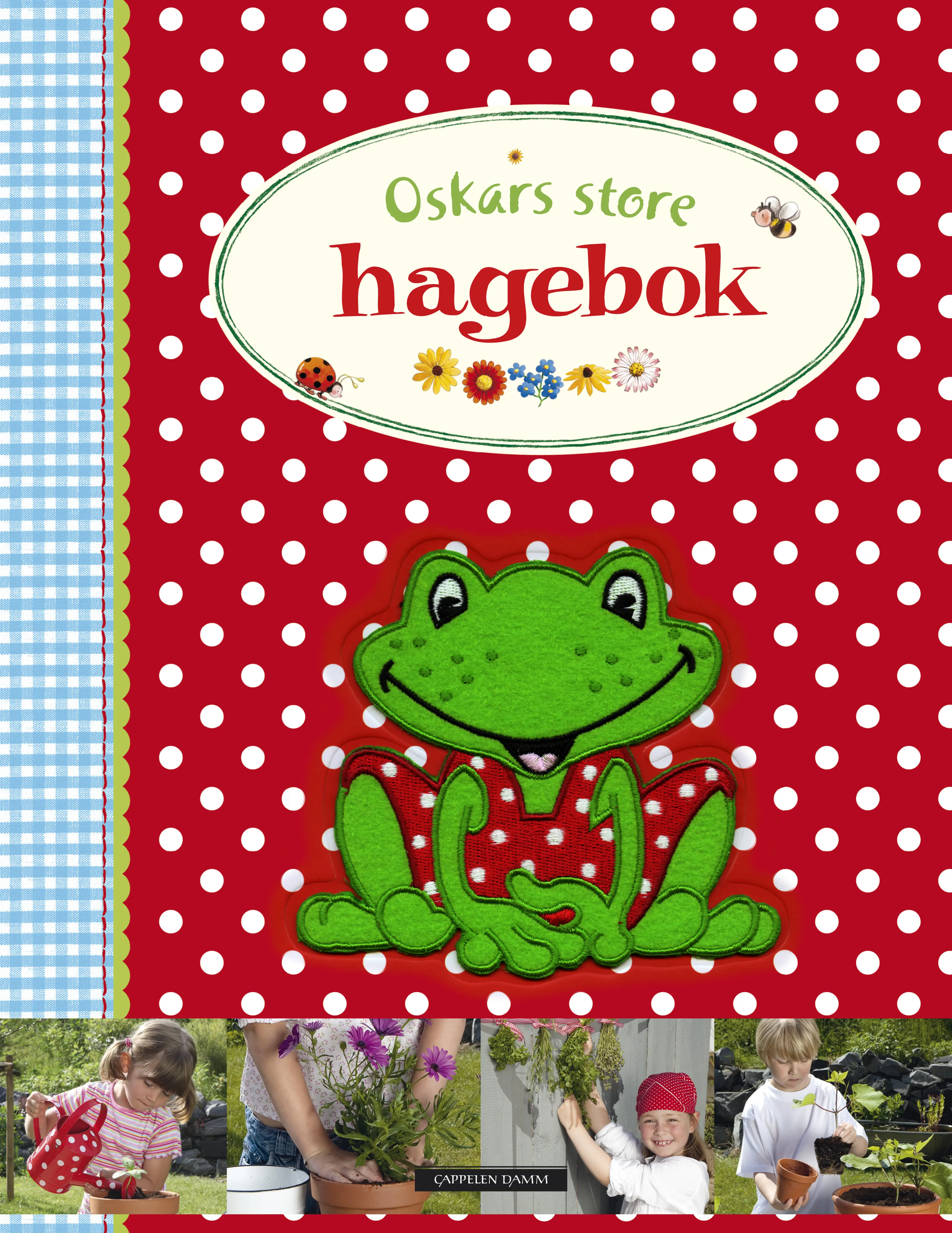 Omslag Oskars store hagebok (Innbundet)