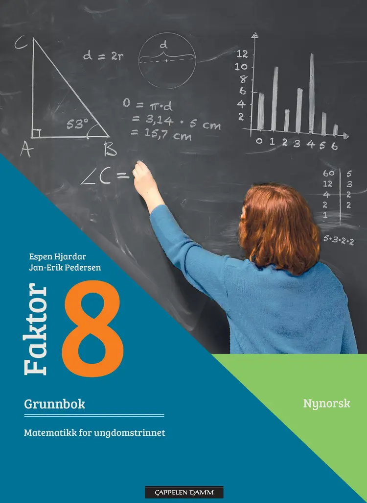 Omslag Faktor 8 Grunnbok av Espen Hjardar og Jan-Erik Pedersen (Innbundet)