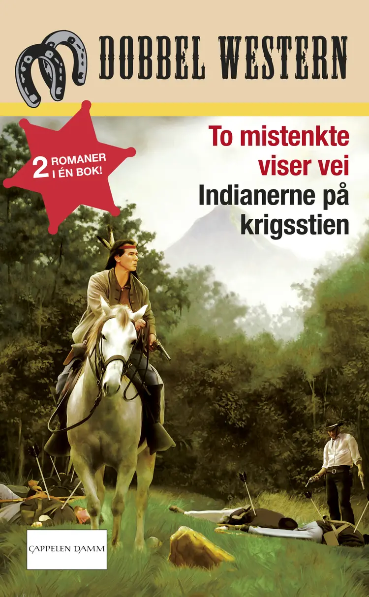 Omslag To mistenkte viser vei/Indianerne på krigsstien av Jackson  Cole / Matt Davies (Heftet)