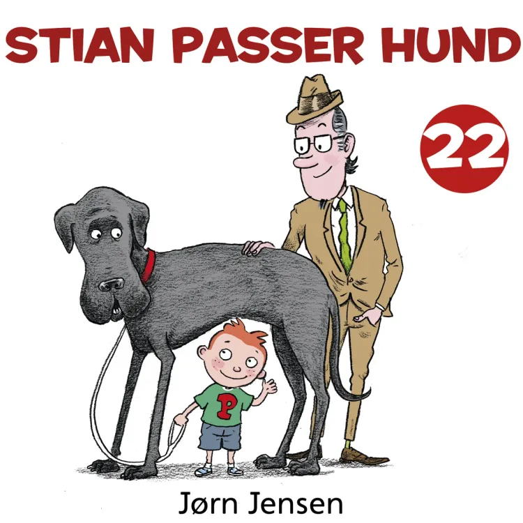 Omslag Stian passer hund av Jørn Jensen (Lydbok)