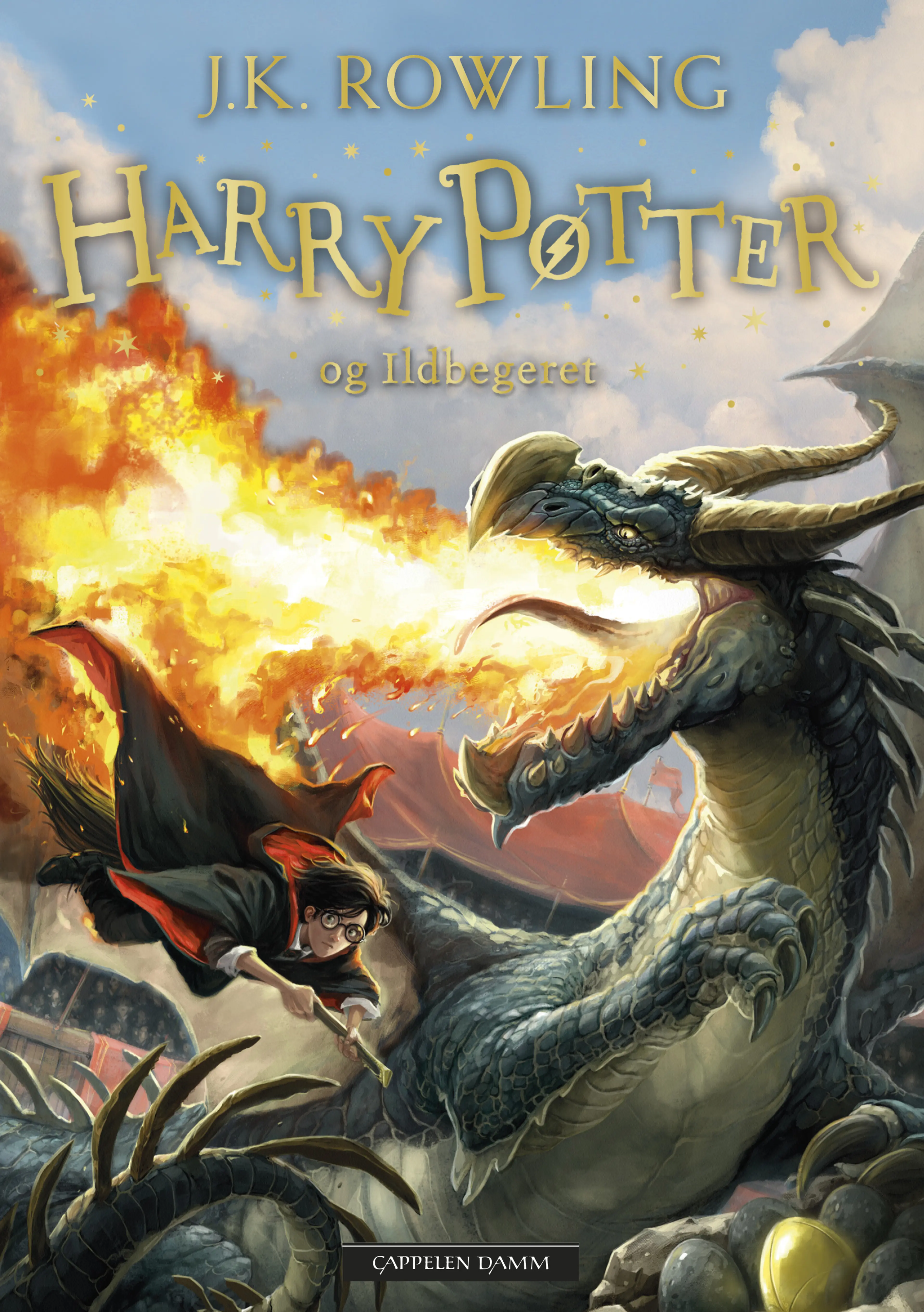 Omslag Harry Potter og Ildbegeret av J.K. Rowling (Innbundet)