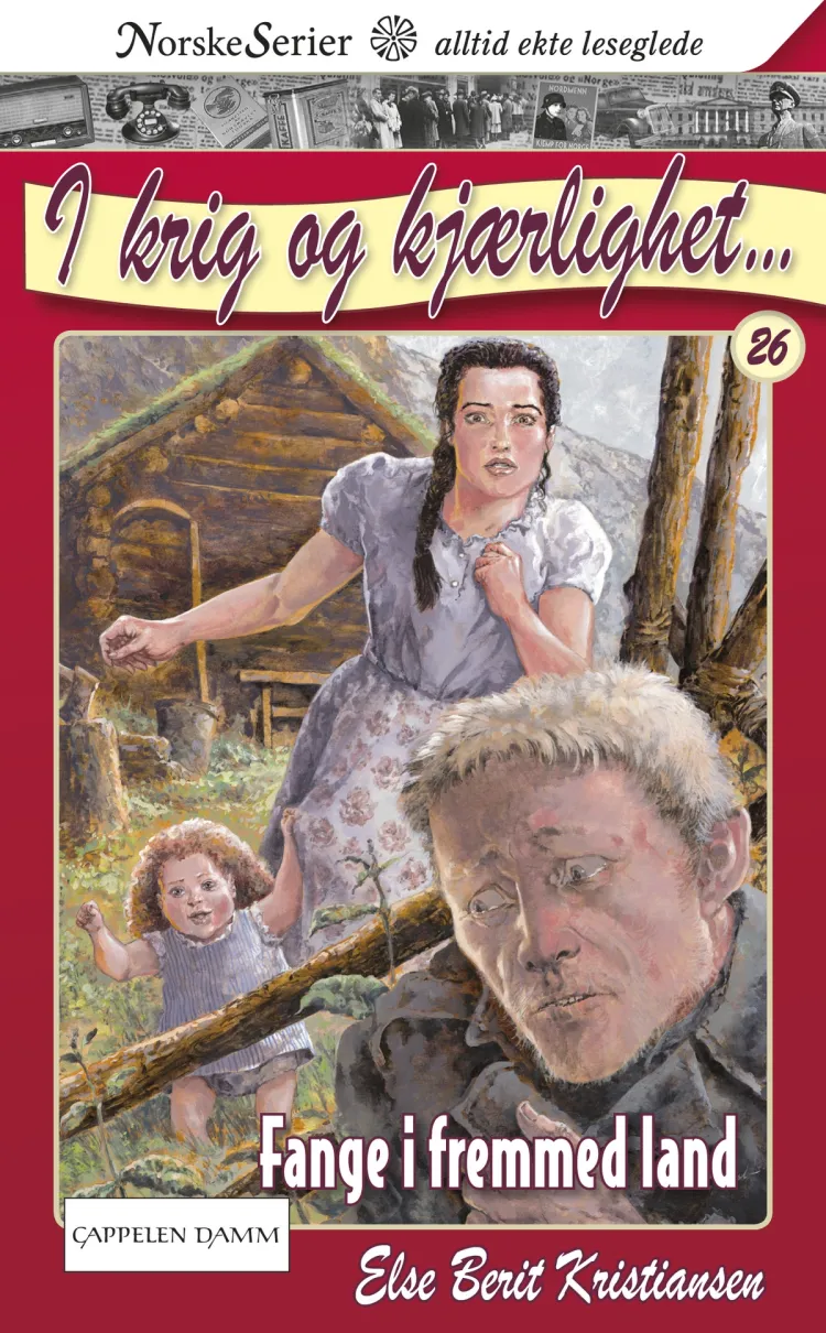 Omslag Fange i fremmed land av Else Berit Kristiansen (Ebok)