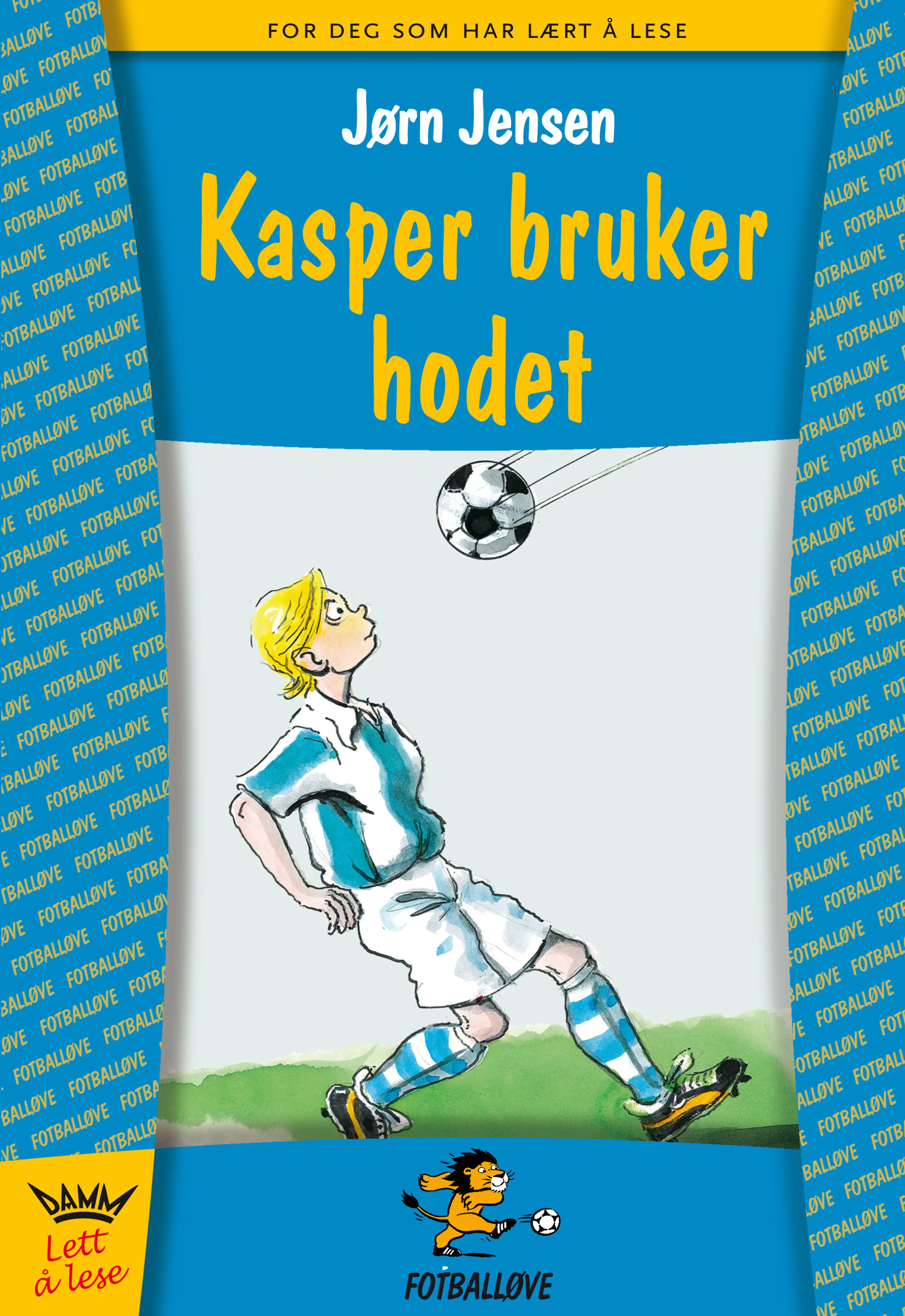 Omslag Kasper bruker hodet av Jørn Jensen (Innbundet)