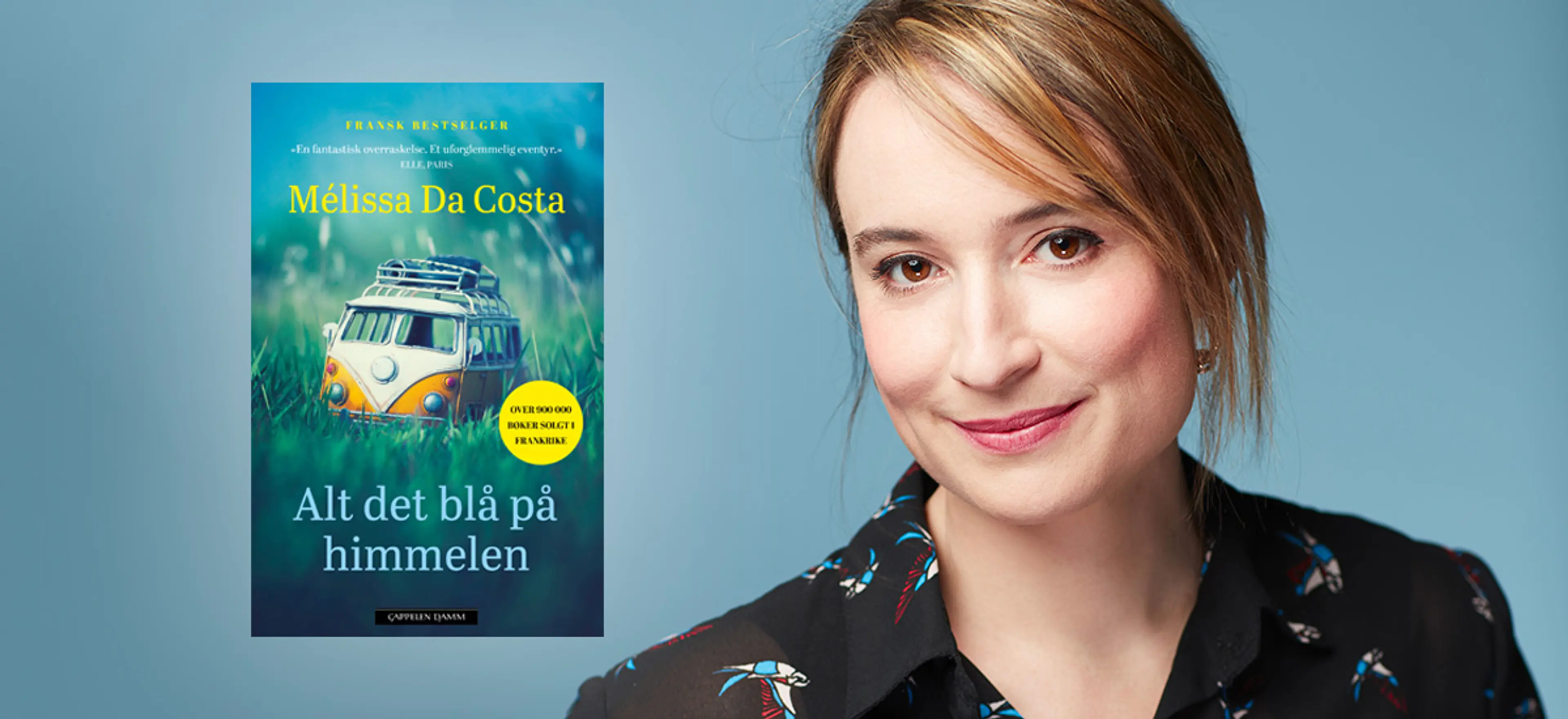 DEBUTANTDRØM: Mélissa Da Costa har utvilsomt truffet en nerve hos leserne med sin road trip-fortelling «Alt det blå på himmelen».