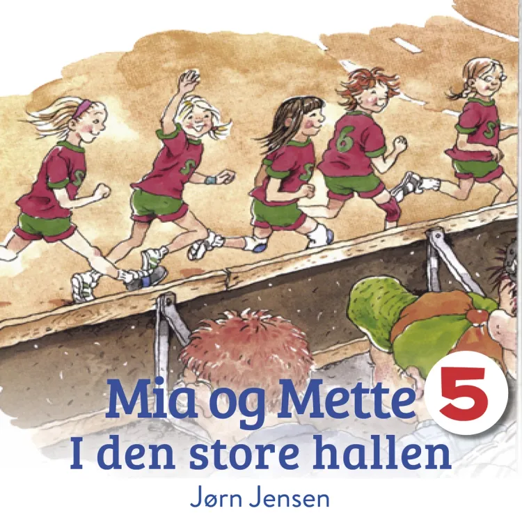Omslag Mia og Mette i den store hallen av Jørn Jensen (Lydbok)