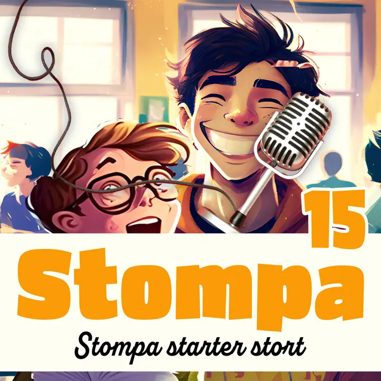 Omslag Stompa starter stort av Anthony Buckeridge (Lydbok)