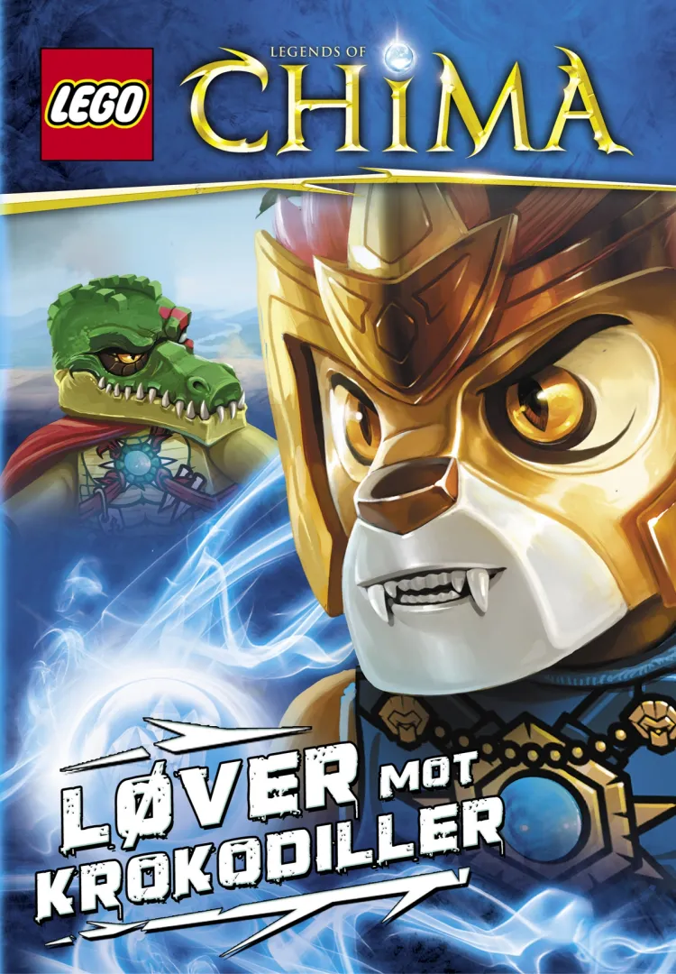 Omslag LEGO® LEGENDS OF CHIMA™ - Løver mot krokodiller av Greg Farshtey (Innbundet)