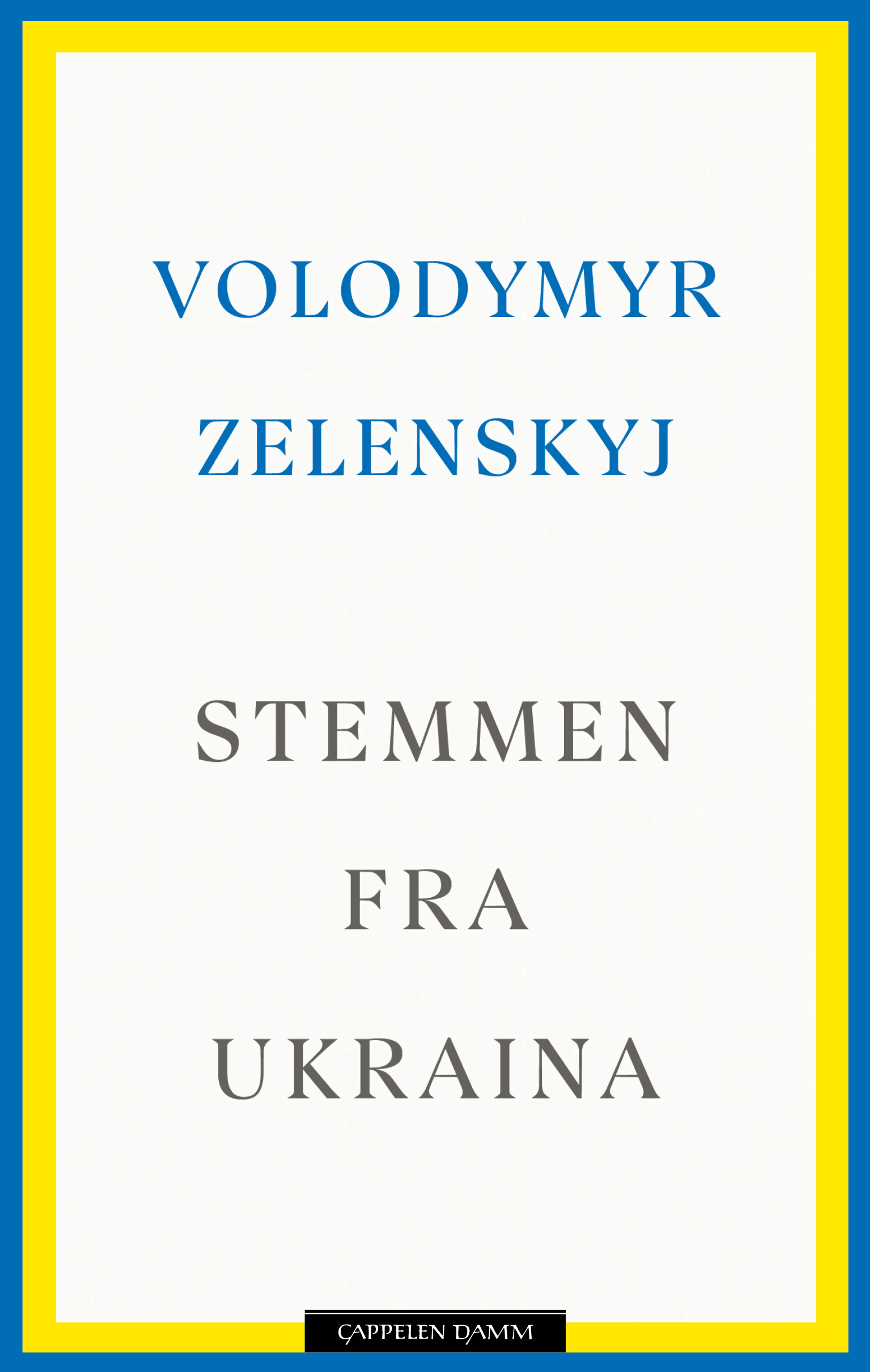 Omslag Stemmen fra Ukraina av Volodymyr Zelenskyj (Ebok)