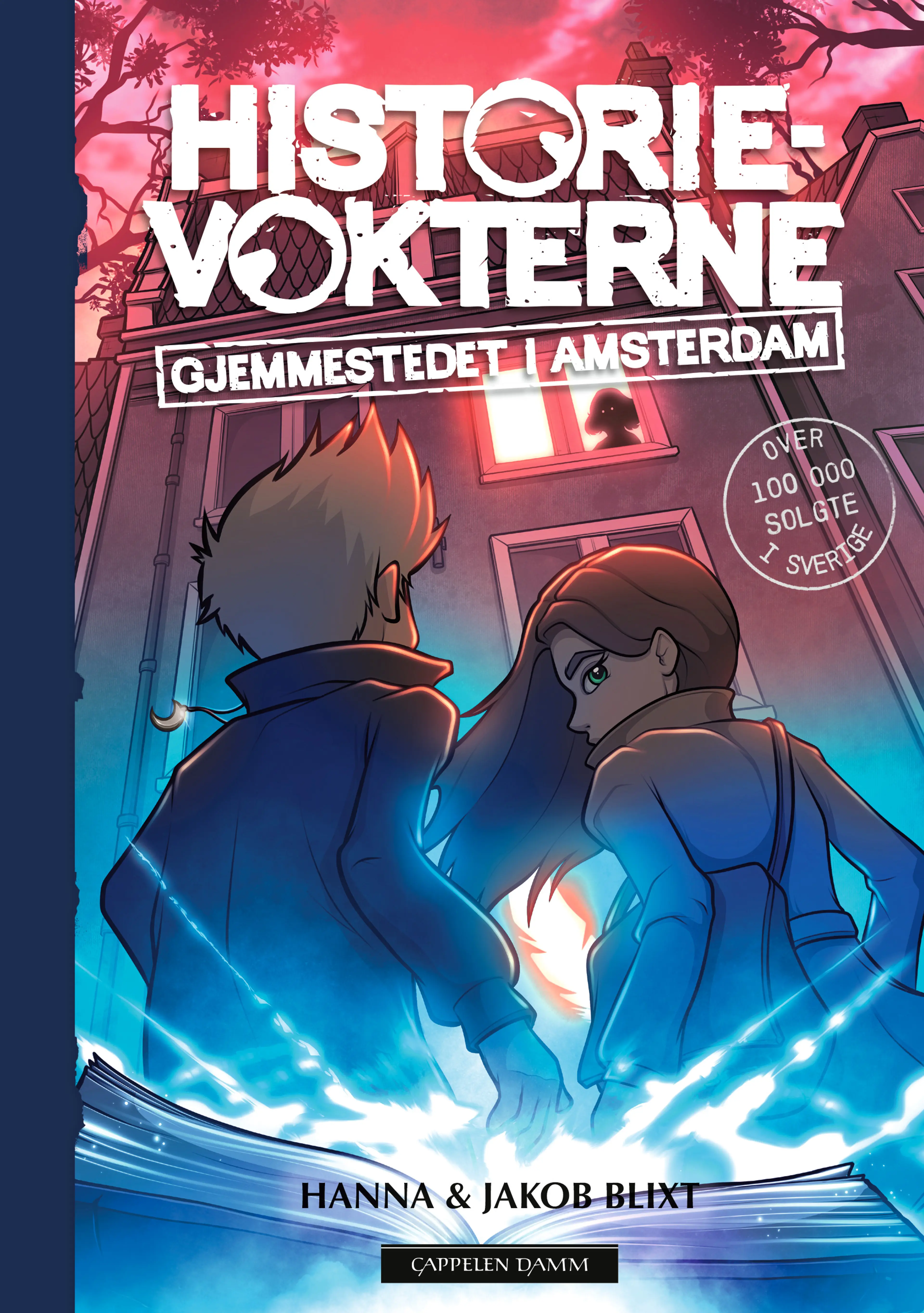 Omslag Gjemmestedet i Amsterdam av Hanna og Jakob Blixt (Ebok)