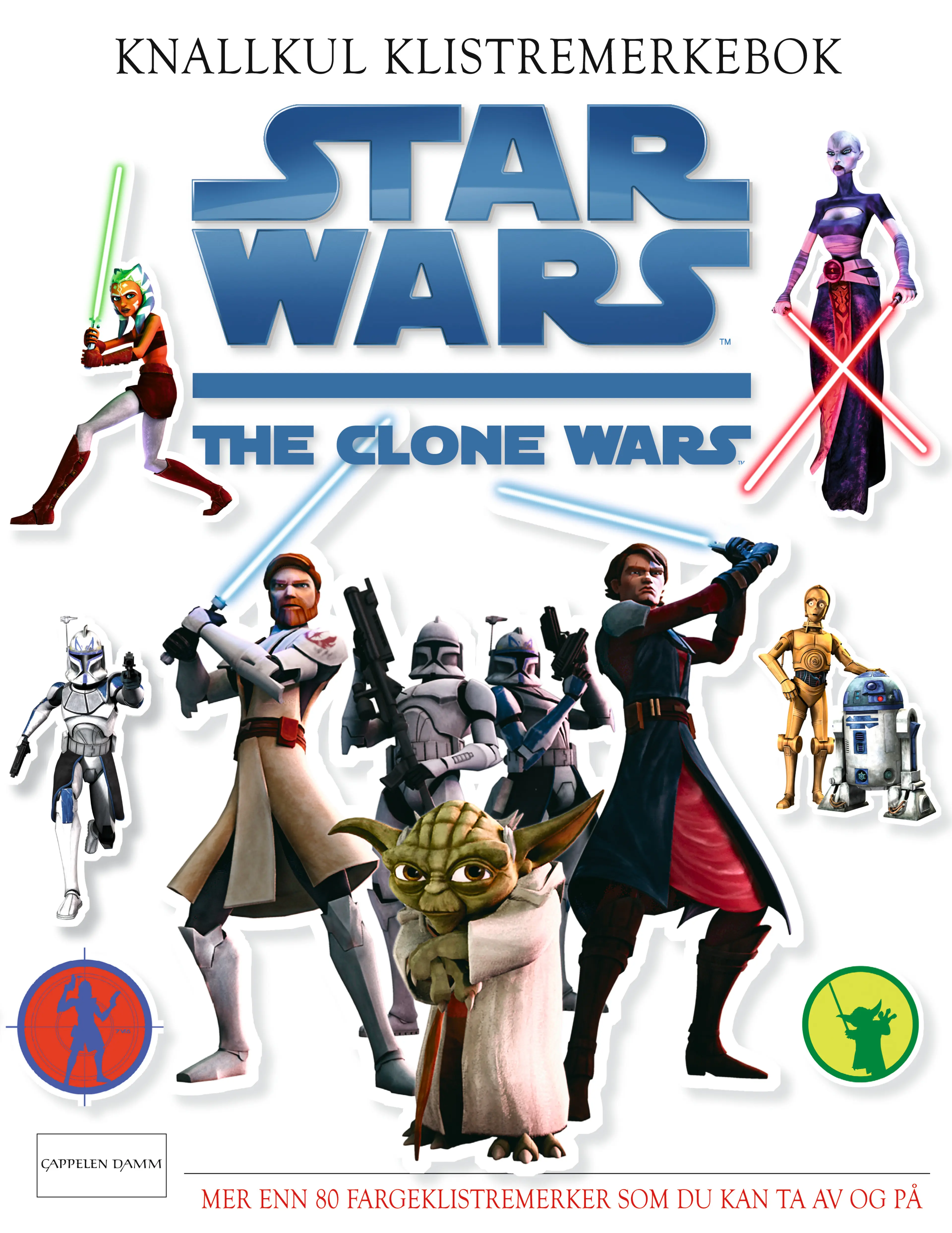 Omslag Star Wars Clone Wars klistremerkebok (Heftet)