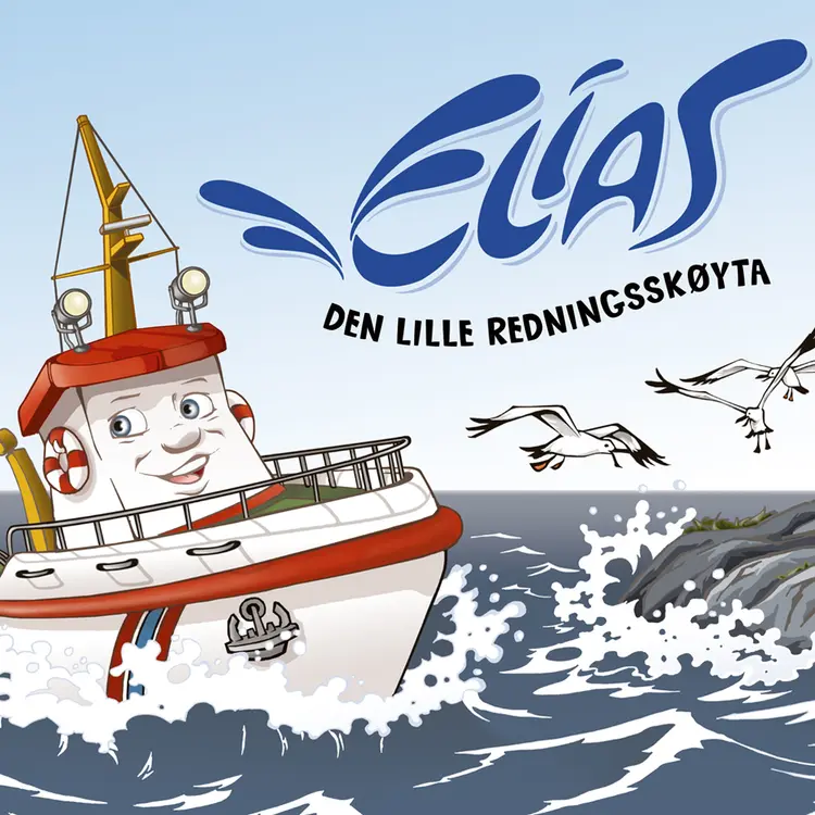 Omslag Elias - Den lille redningsskøyta av Espen Fyksen og Øyvind Rune Stålen (Nedlastbar lydbok)