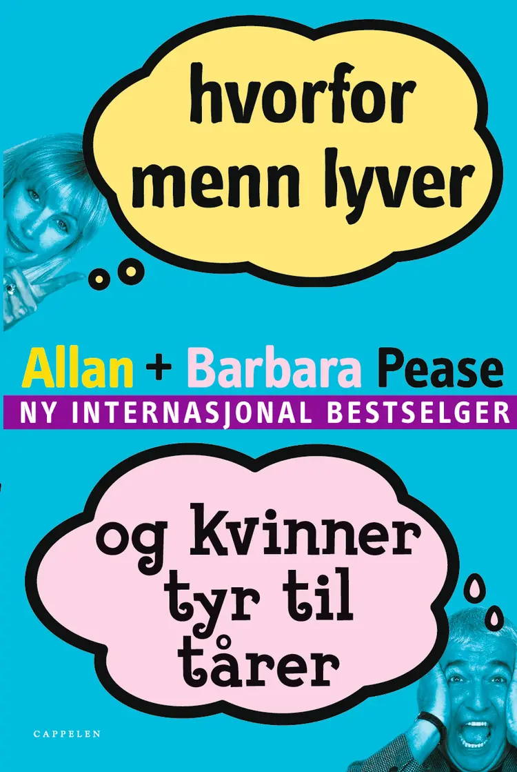 Omslag Hvorfor menn lyver og kvinner tyr til tårer av Pease, Allan / Pease, Barbara (Heftet)
