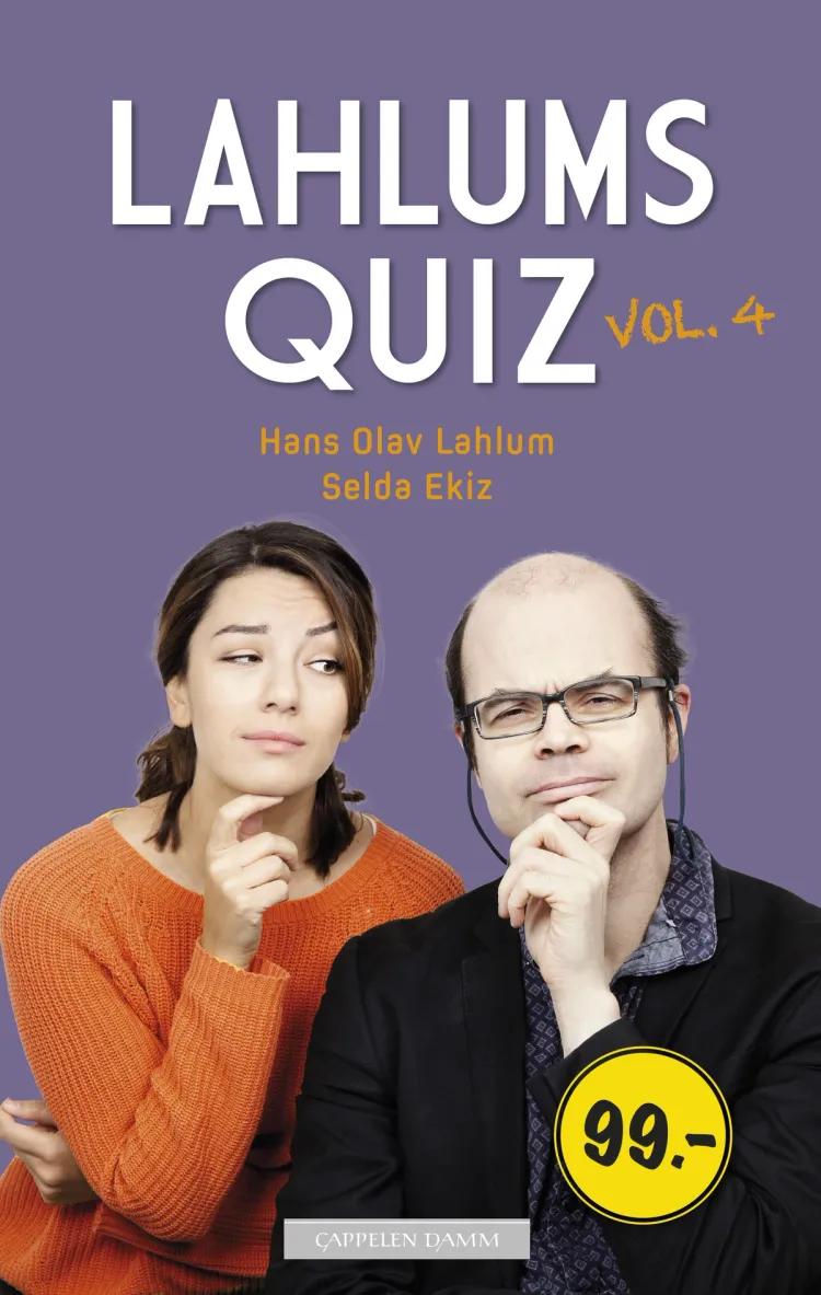 Omslag Lahlums Quiz vol. 4 av Selda Ekiz og Hans Olav Lahlum (Heftet)