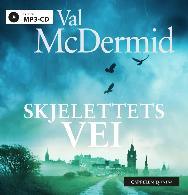 Omslag Skjelettets vei av Val McDermid (CD)