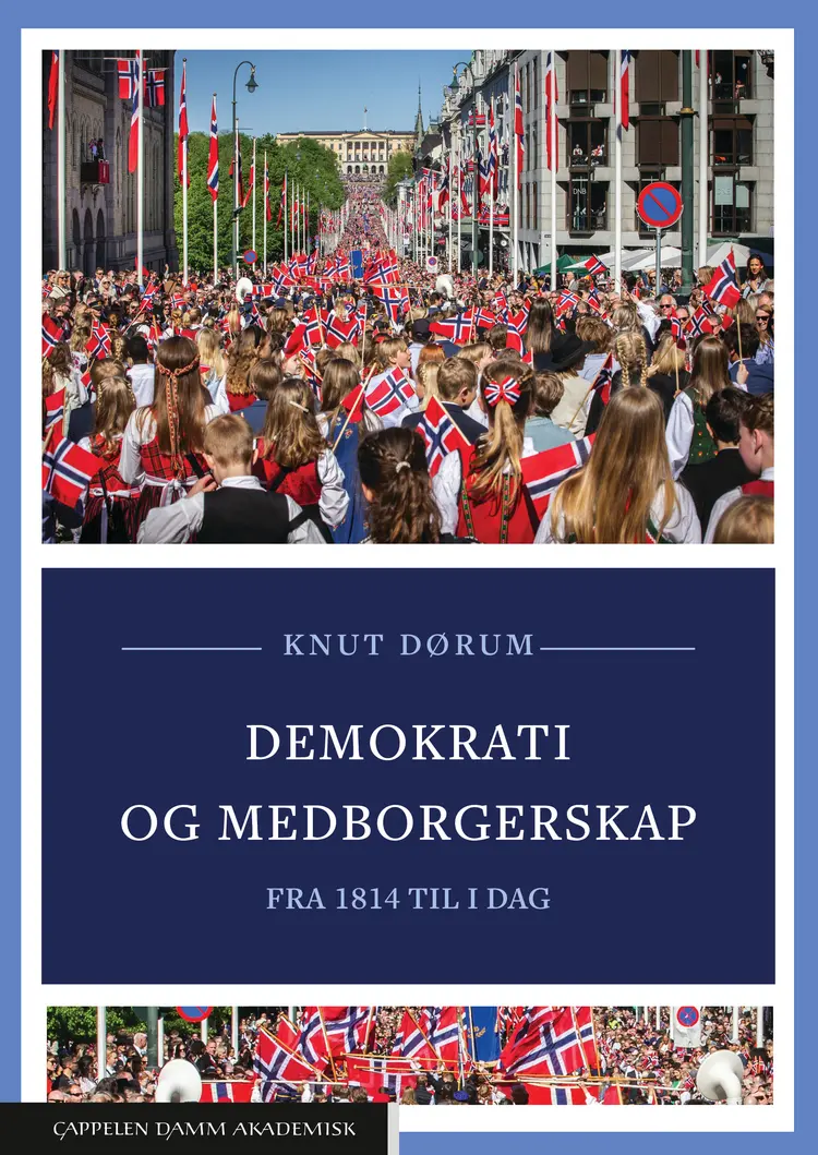 Omslag Demokrati og medborgerskap av Knut Dørum (Heftet)