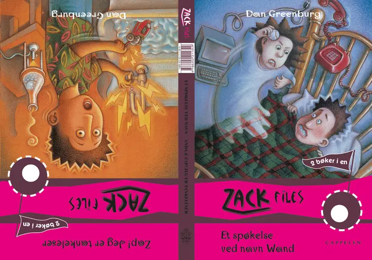 Omslag Et spøkelse/zap! jeg er... av Dan Greenburg (Innbundet)