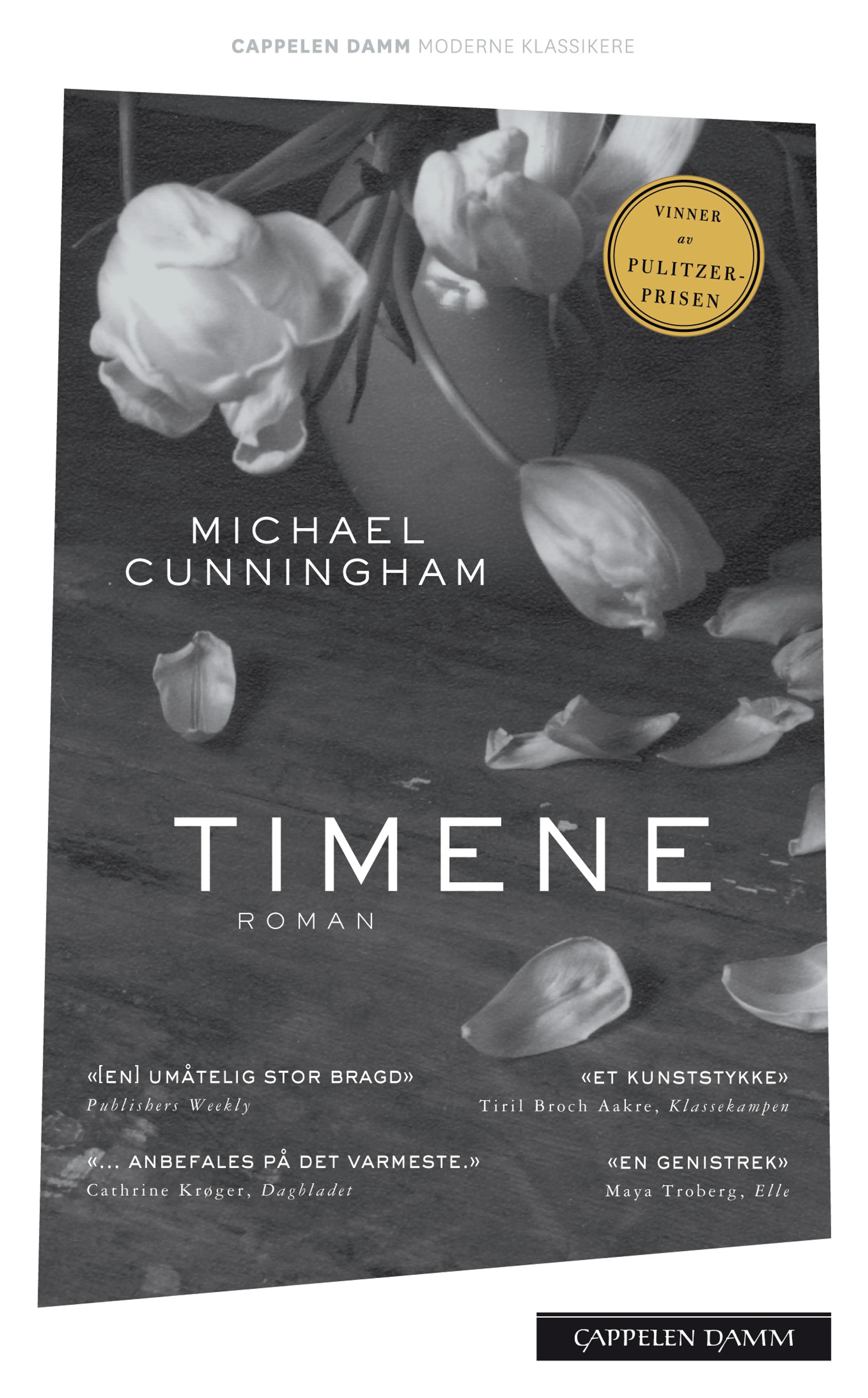 Omslag Timene av Michael Cunningham (Heftet)