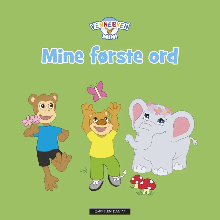 Omslag Vennebyen Mini - Mine første ord av CreaCon Entertainment AS (Innbundet)