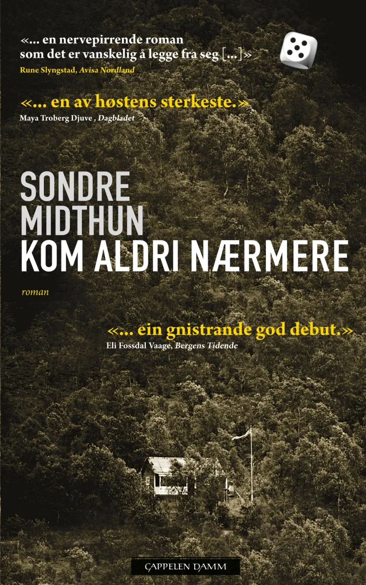 Omslag Kom aldri nærmere av Sondre Midthun (Heftet)