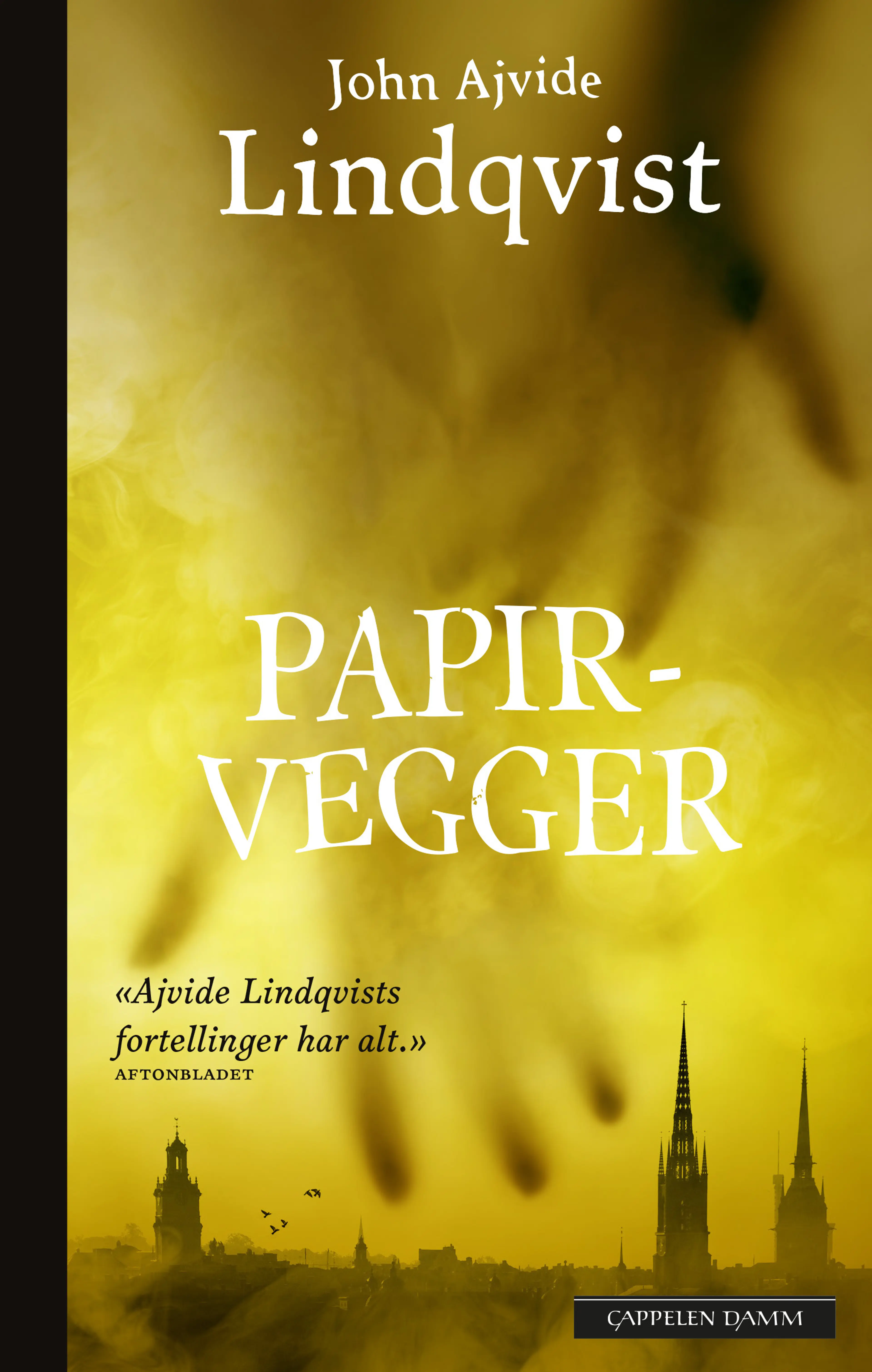 Omslag Papirvegger av John Ajvide Lindqvist (Heftet)