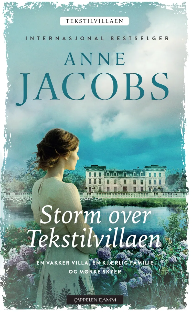 Omslag Storm over Tekstilvillaen av Anne Jacobs (Ebok)