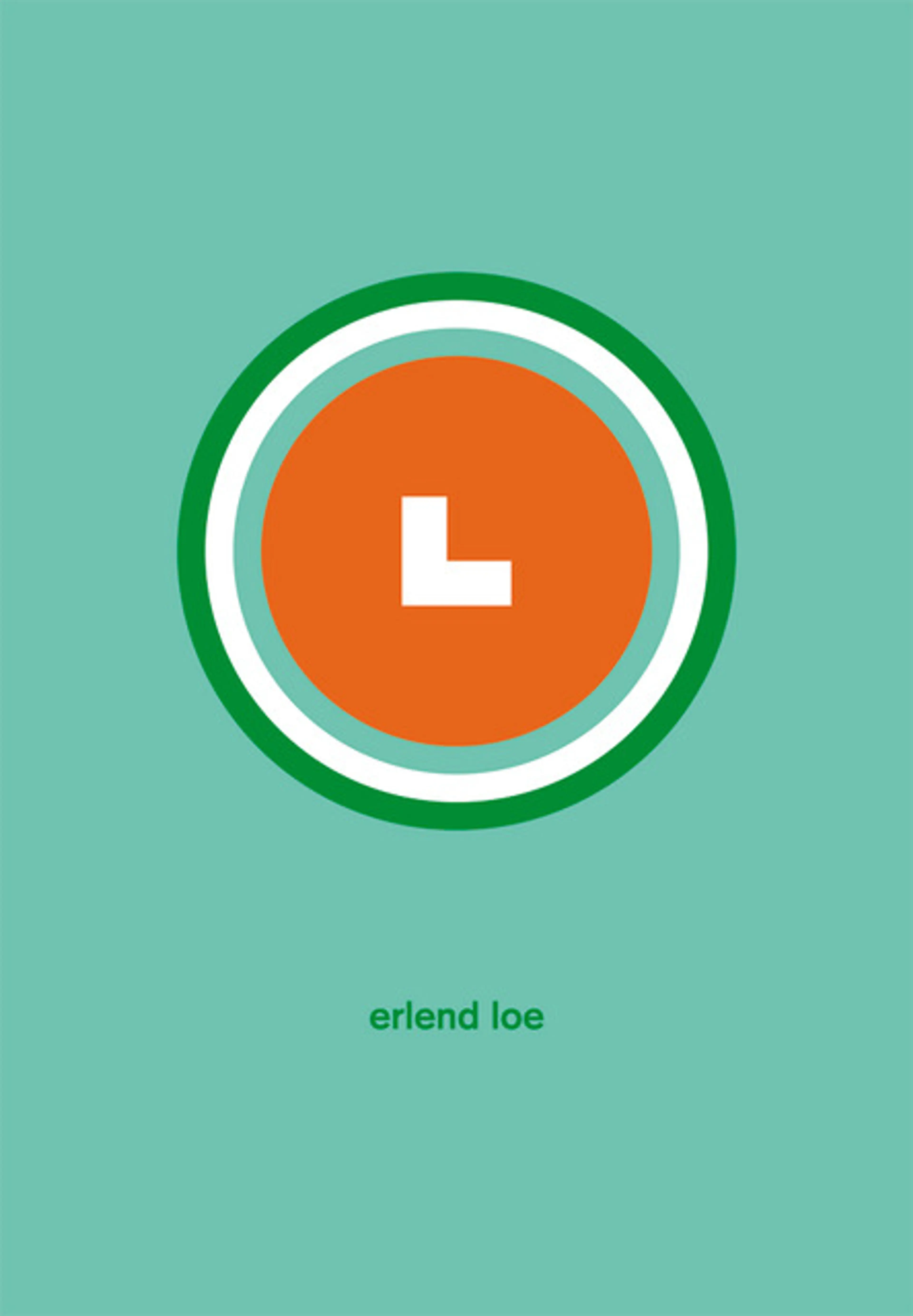 Omslag L av Erlend Loe (Innbundet)