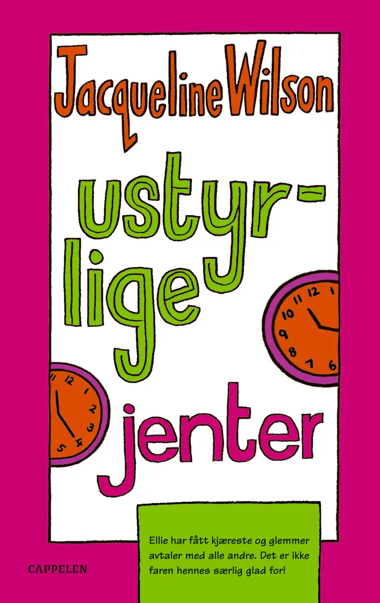 Omslag Ustyrlige jenter av Jacqueline Wilson (Innbundet)