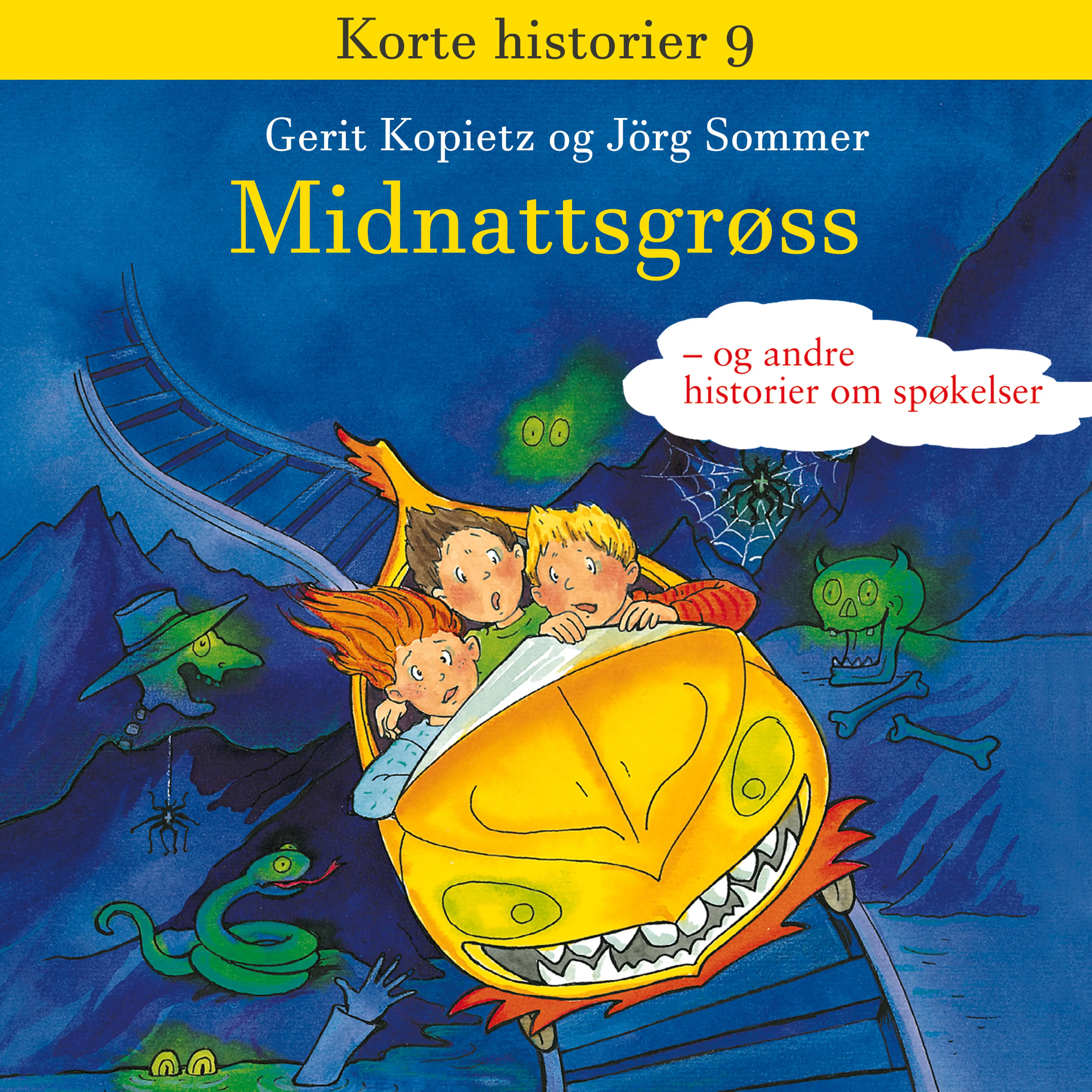 Omslag Midnattsgrøss - og andre historier om spøkelser av Gerit Kopietz (Lydbok)