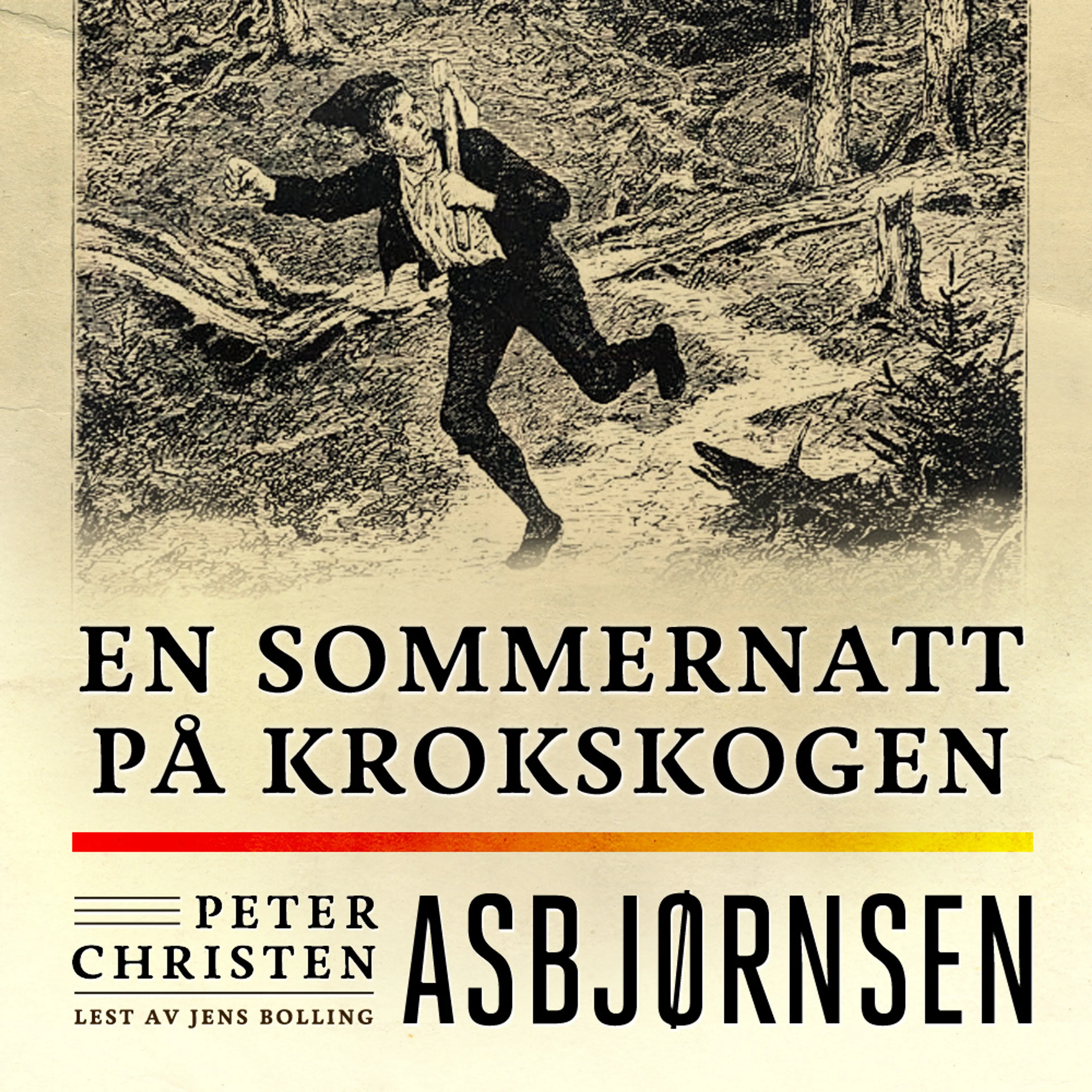 Omslag En sommernatt på Krokskogen av Peter Christen Asbjørnsen (Lydbok)