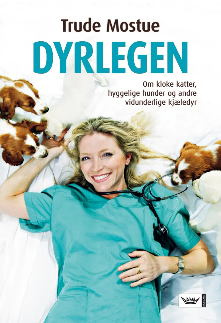 Omslag Dyrlegen av Trude Mostue (Innbundet)