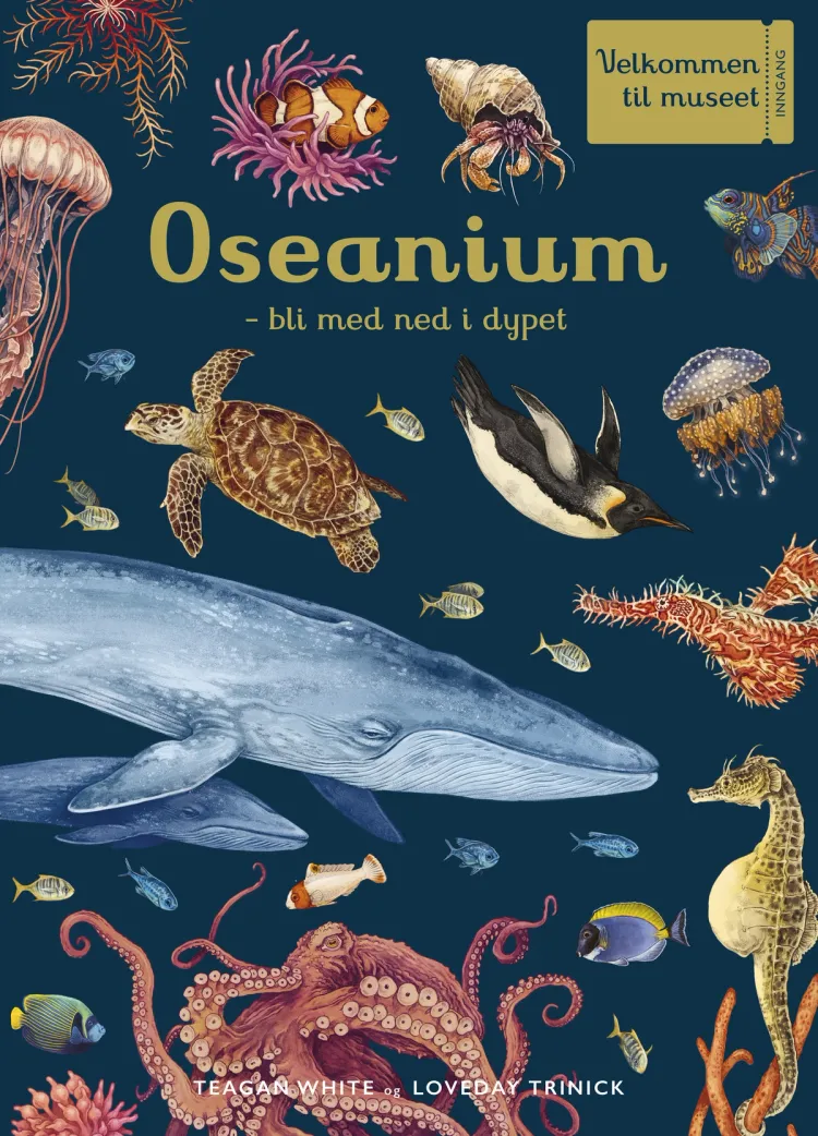 Omslag Oseanium av Loveday Trinick (Innbundet)