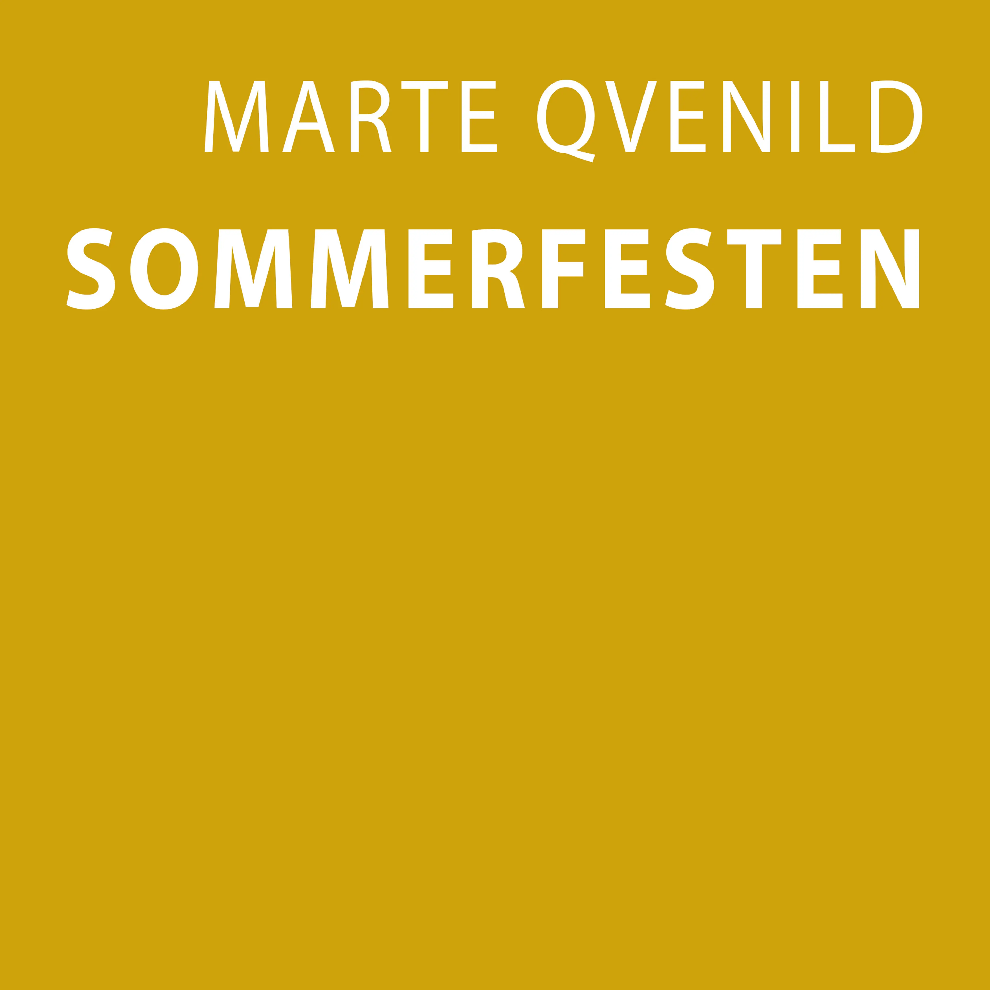 Omslag Sommerfesten av Marte Qvenild (Lydbok)