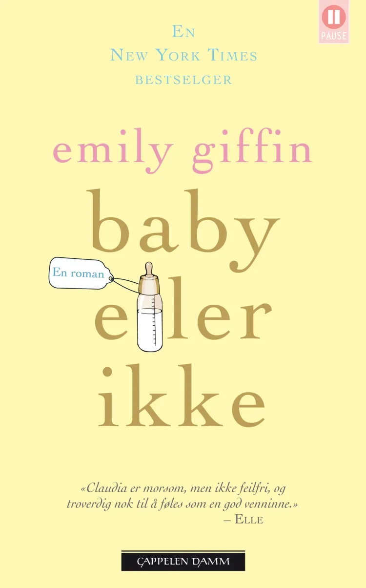 Omslag Baby eller ikke av Emily Giffin (Heftet)