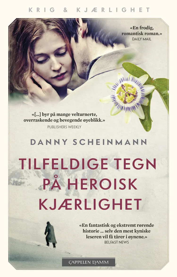 Omslag Tilfeldige tegn på heroisk kjærlighet av Danny Scheinmann (Heftet)