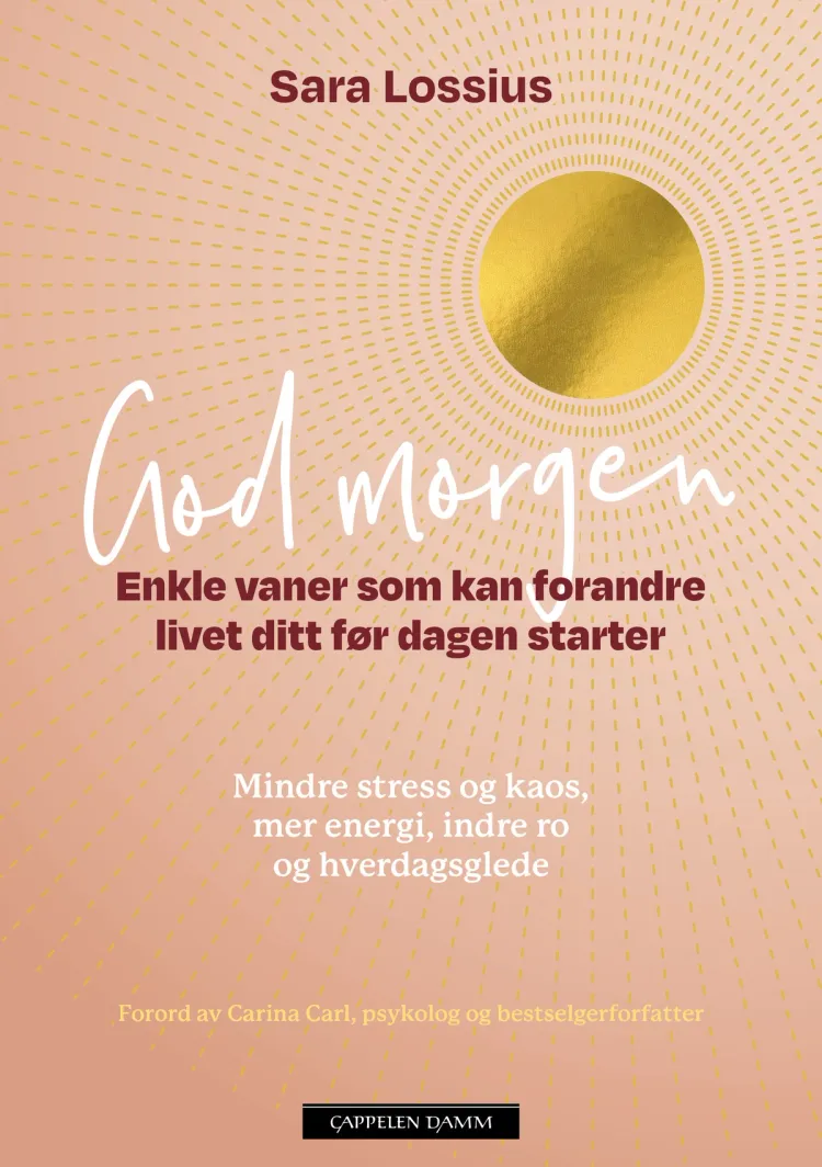 Omslag God morgen av Sara Lossius (Innbundet)