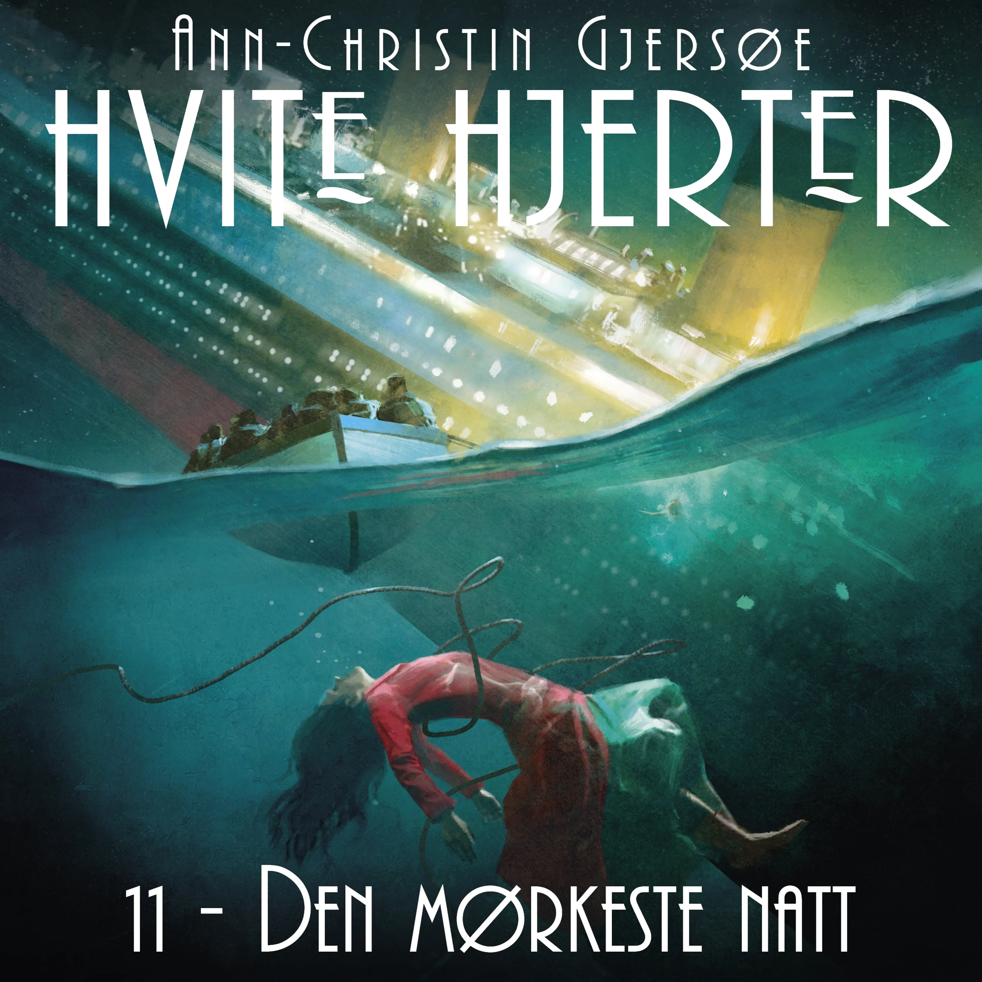 Omslag Den mørkeste natt av Ann-Christin Gjersøe (Lydbok)