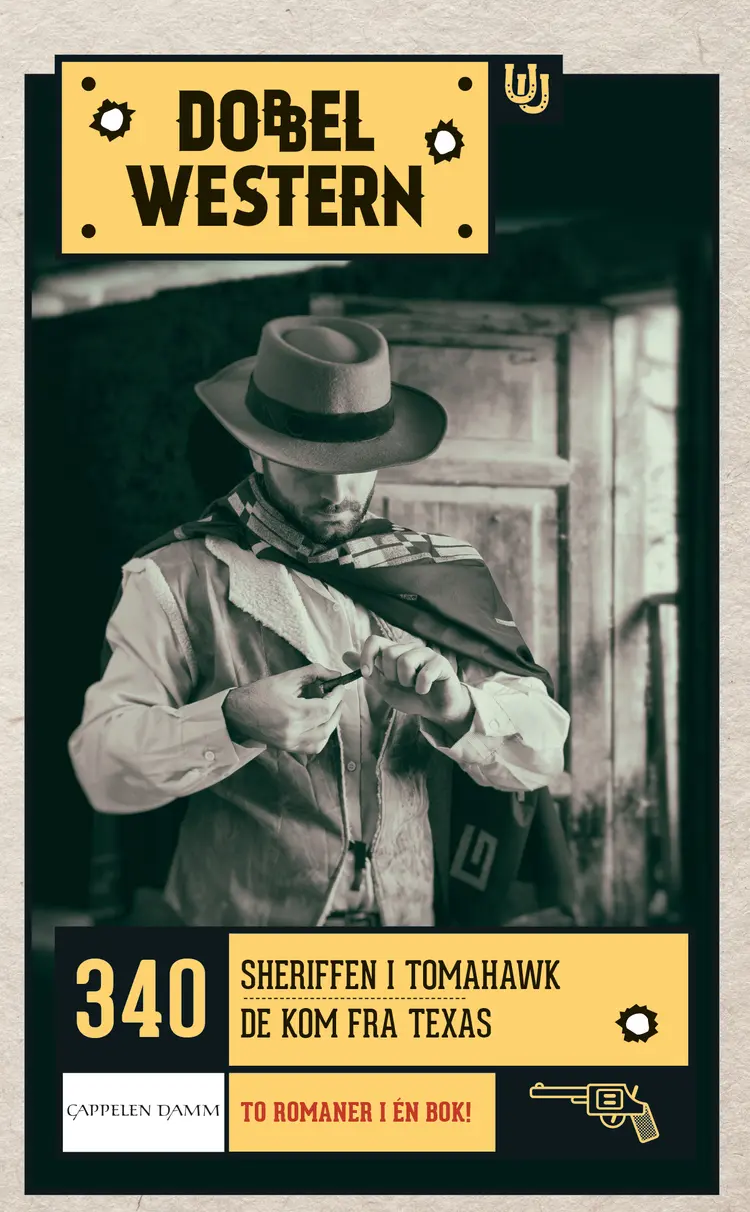 Omslag Sheriffen i Tomahawk/De kom fra Texas av W.C. Tuttle og Lee Floren (Heftet)