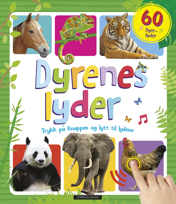 Omslag Dyrenes lyder (Innbundet)