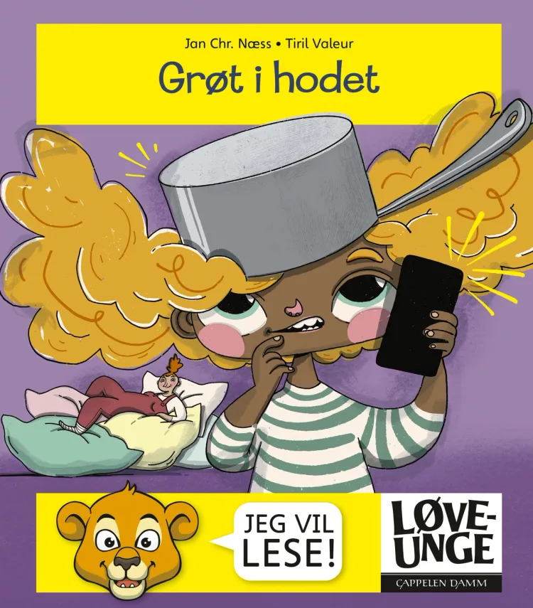 Omslag Løveunge - Grøt i hodet av Jan Chr. Næss (Ebok)