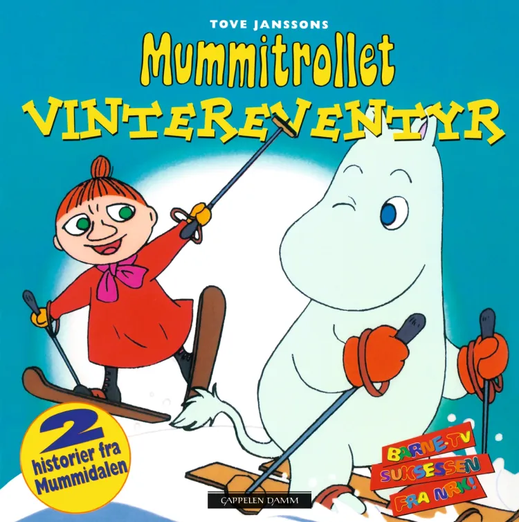 Omslag Mummitrollet vintereventyr av Tove Jansson (Innbundet)