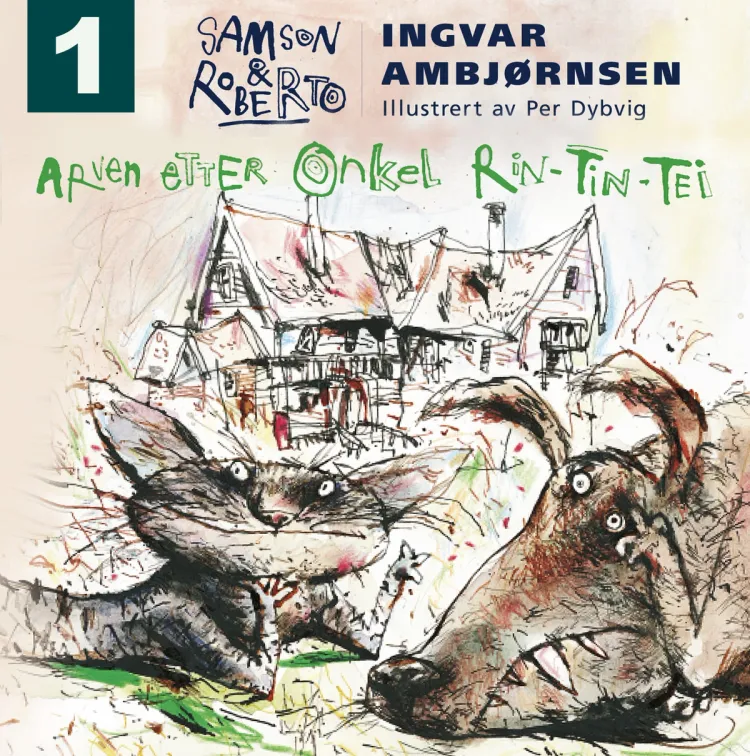 Omslag Arven etter onkel Rin-Tin-Tei av Ingvar Ambjørnsen (Lydbok)