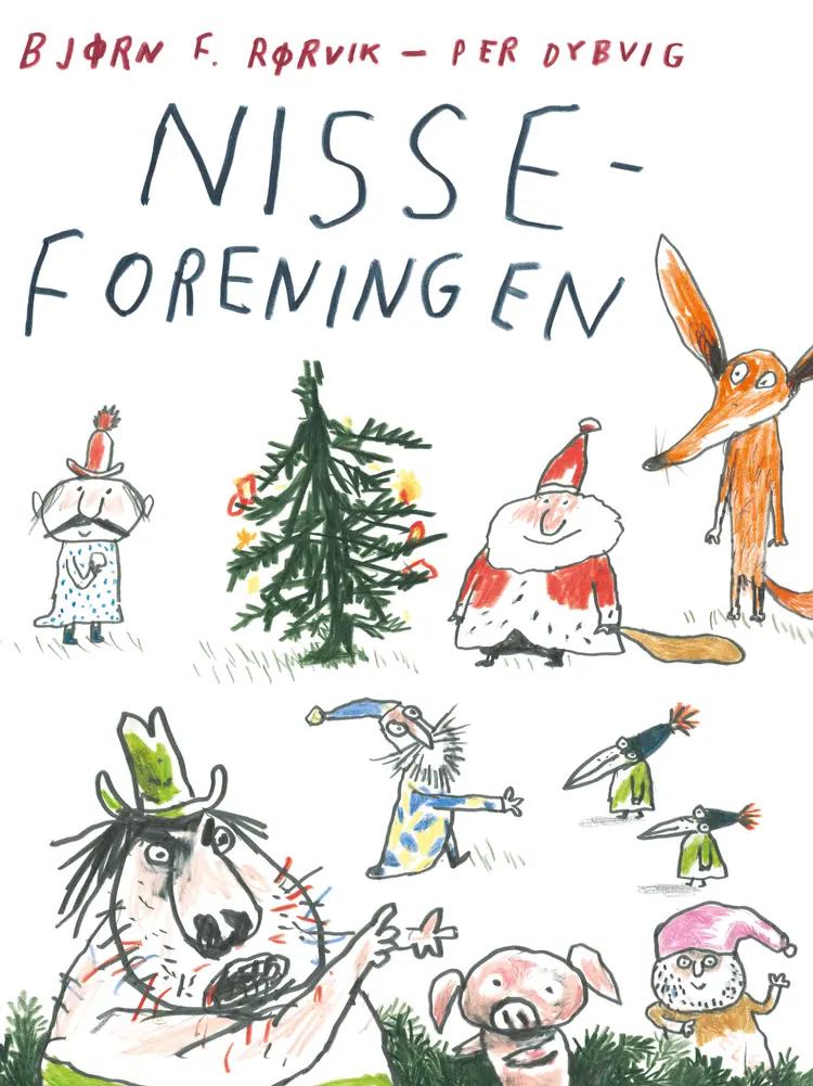 Omslag Nisseforeningen av Bjørn F. Rørvik og Per Dybvig (Innbundet)